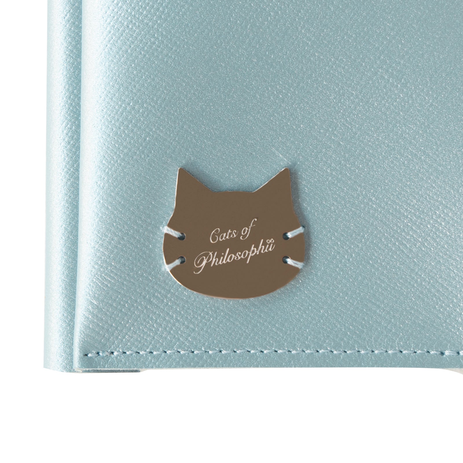 CAT Book Cover Cuir Saffian / Sparkling Blue