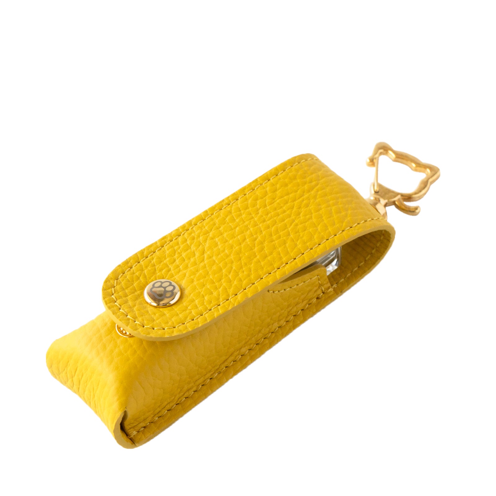 CAT Lip Case (1-piece type) Cuir Mache / Jaune