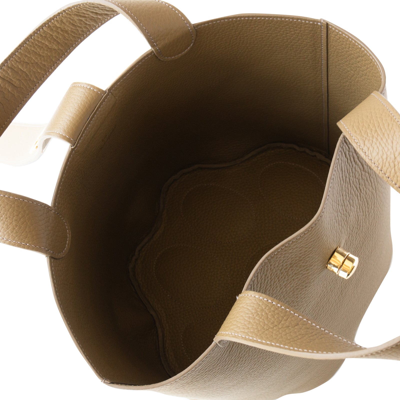 Baguette Bag PAW Cuir Mache / Taupe