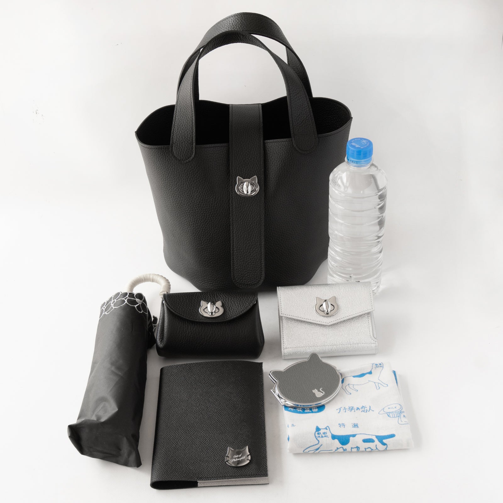 Baguette Bag PAW Cuir Mache / Black