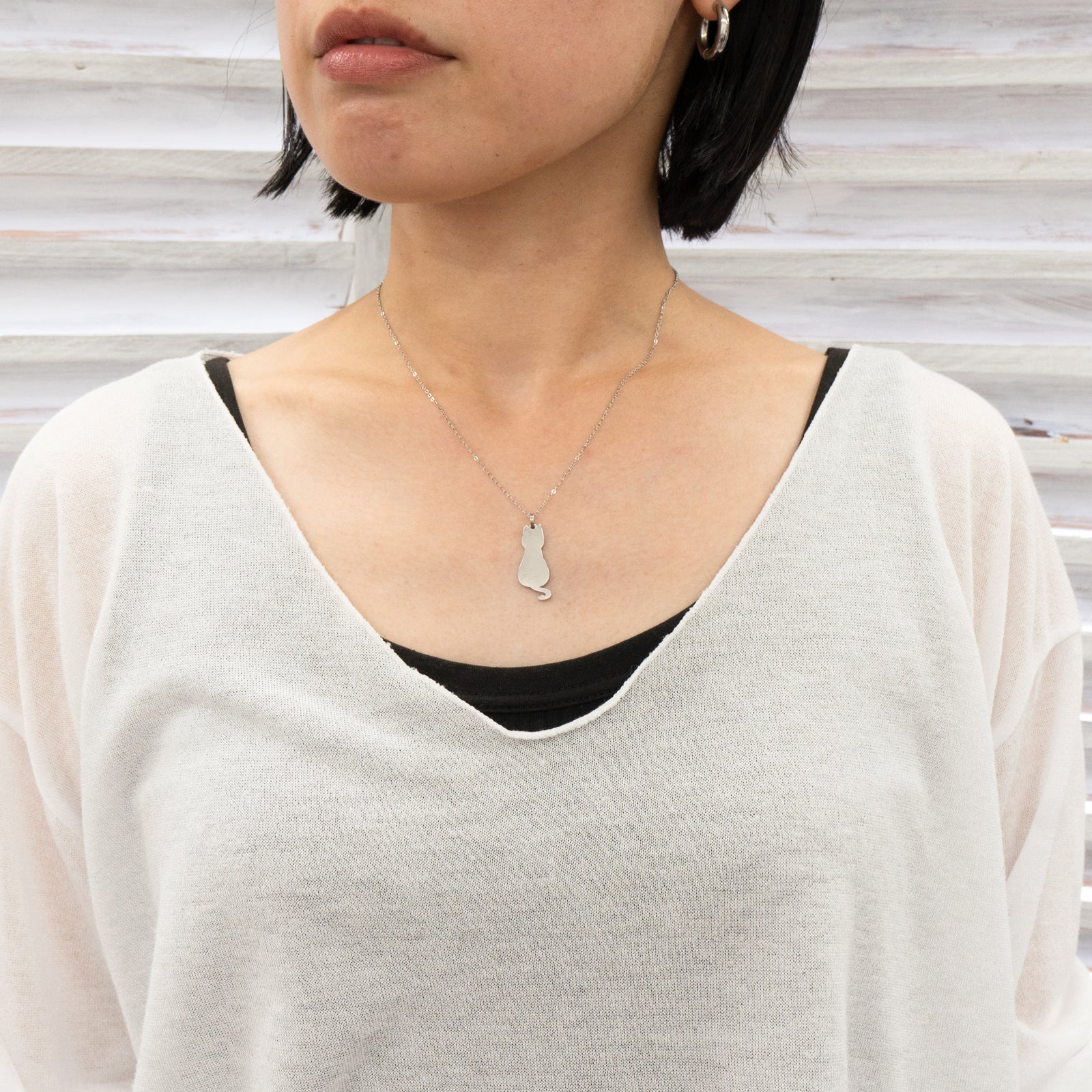 Initial Neckless / Silver
