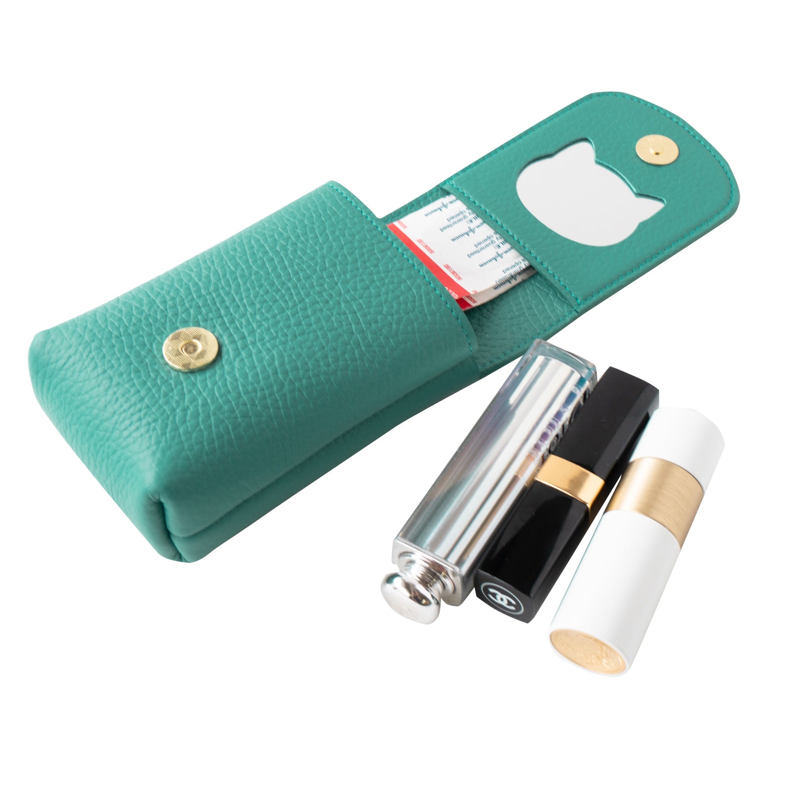 CAT Lip Case (3-piece type) Cuir Mache / Turquoise