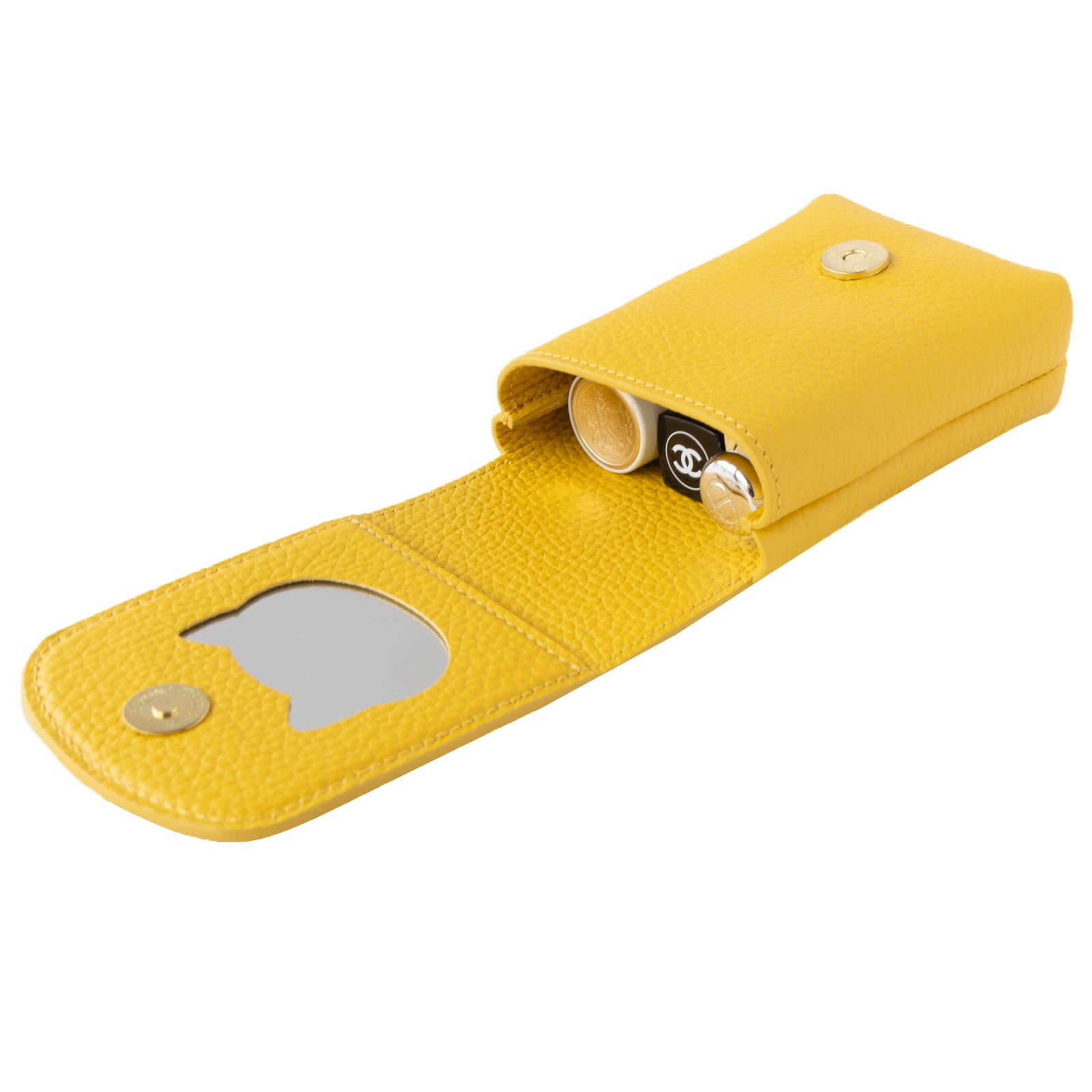 CAT Lip Case (3-piece type) Cuir Mache / Jaune