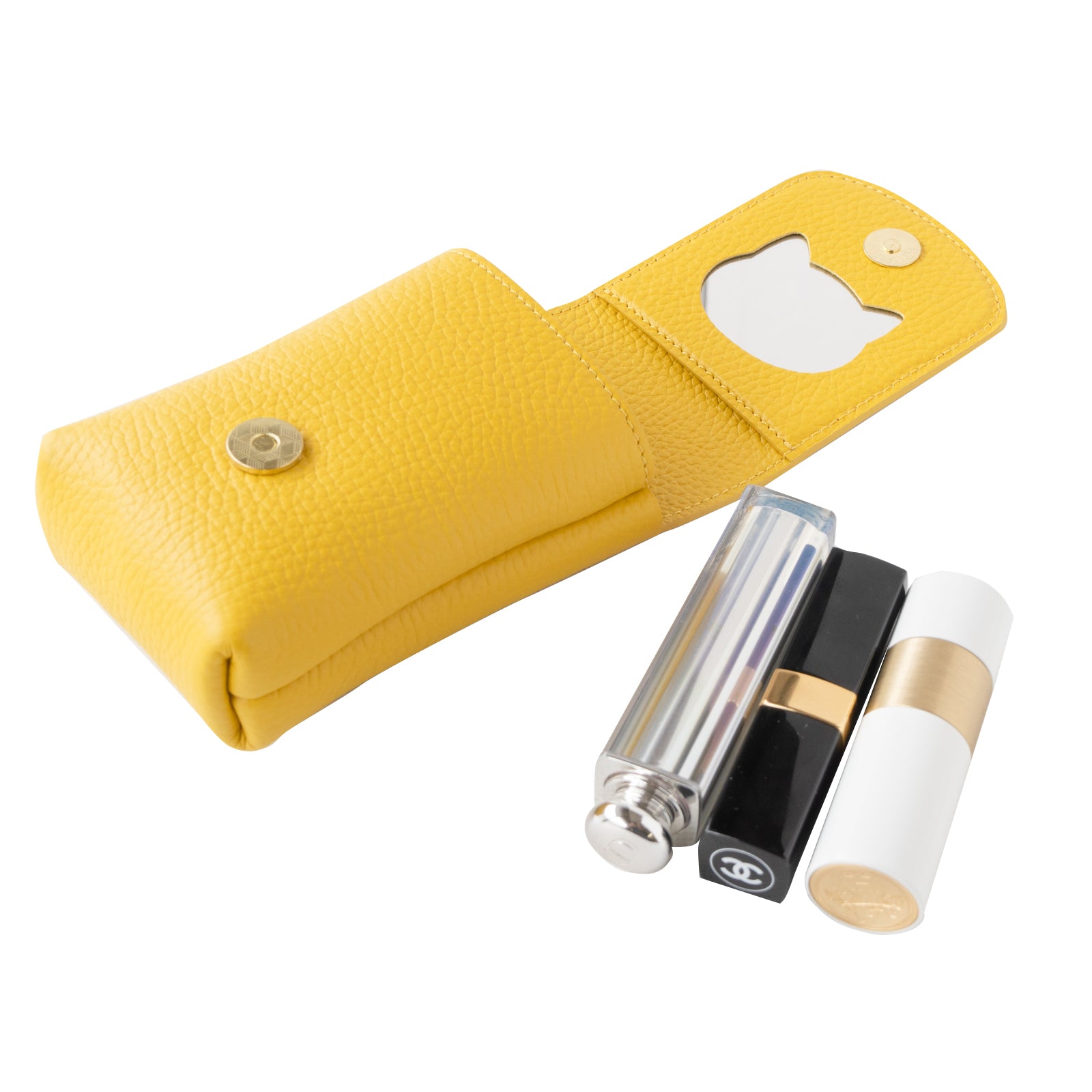 CAT Lip Case (3-piece type) Cuir Mache / Jaune