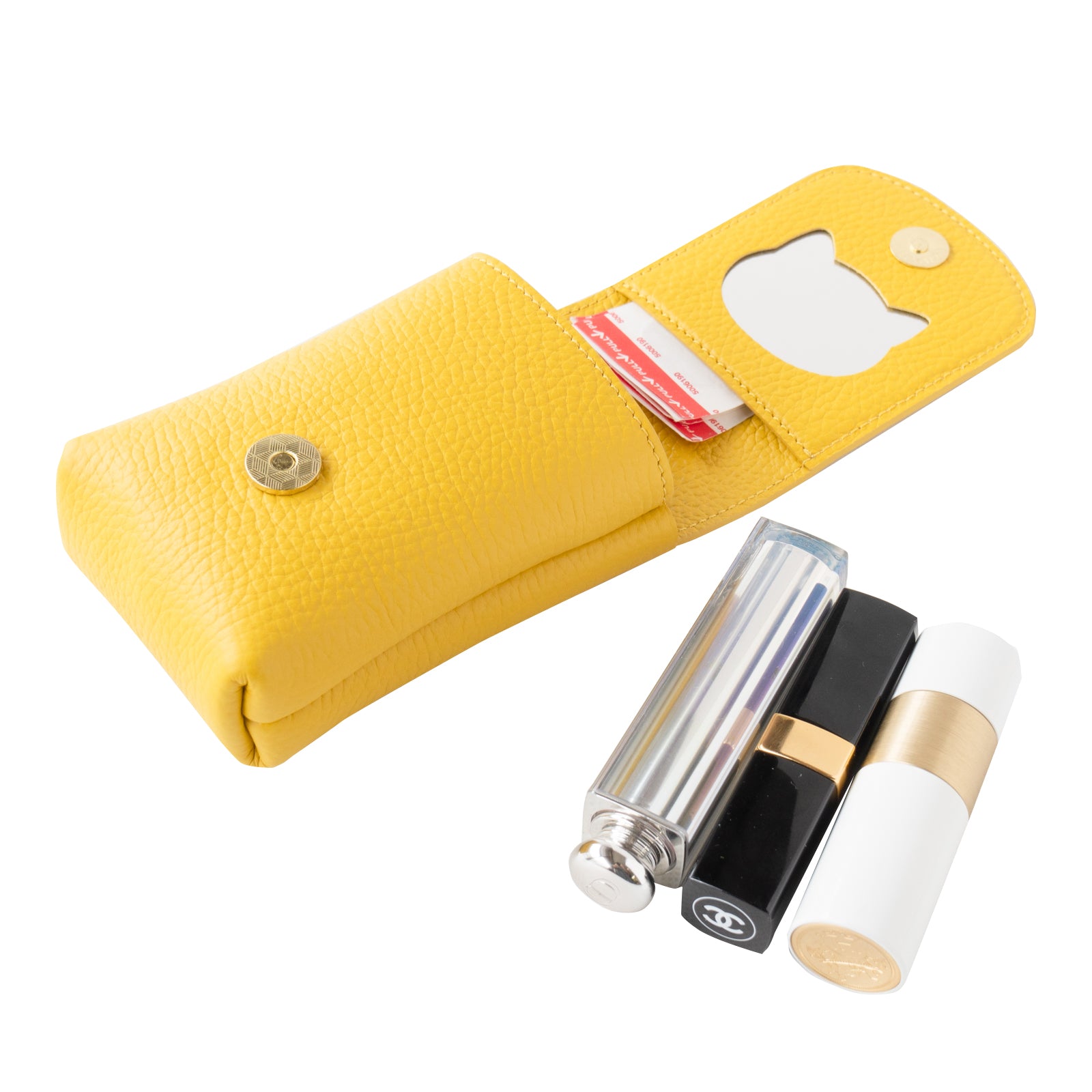 CAT Lip Case (3-piece type) Cuir Mache / Jaune