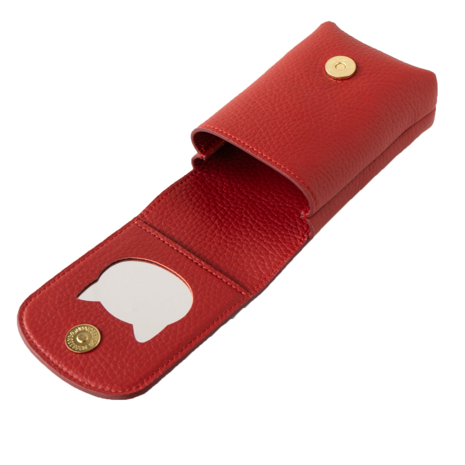 CAT Lip Case (3-piece type) Cuir Mache / Rouge