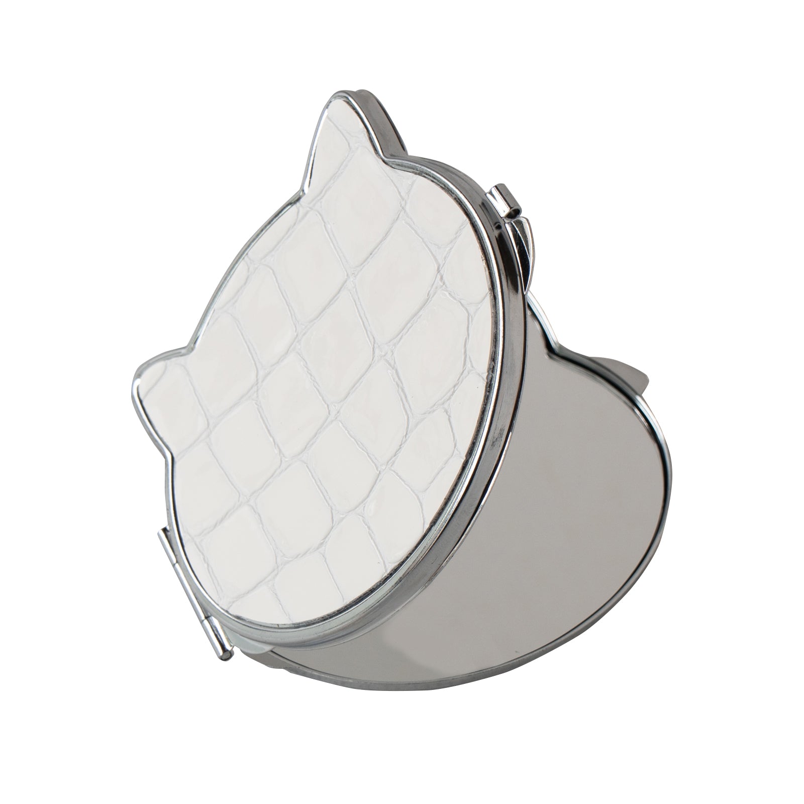 Nyanpakuto Mirror Chromel Leather / Pure White