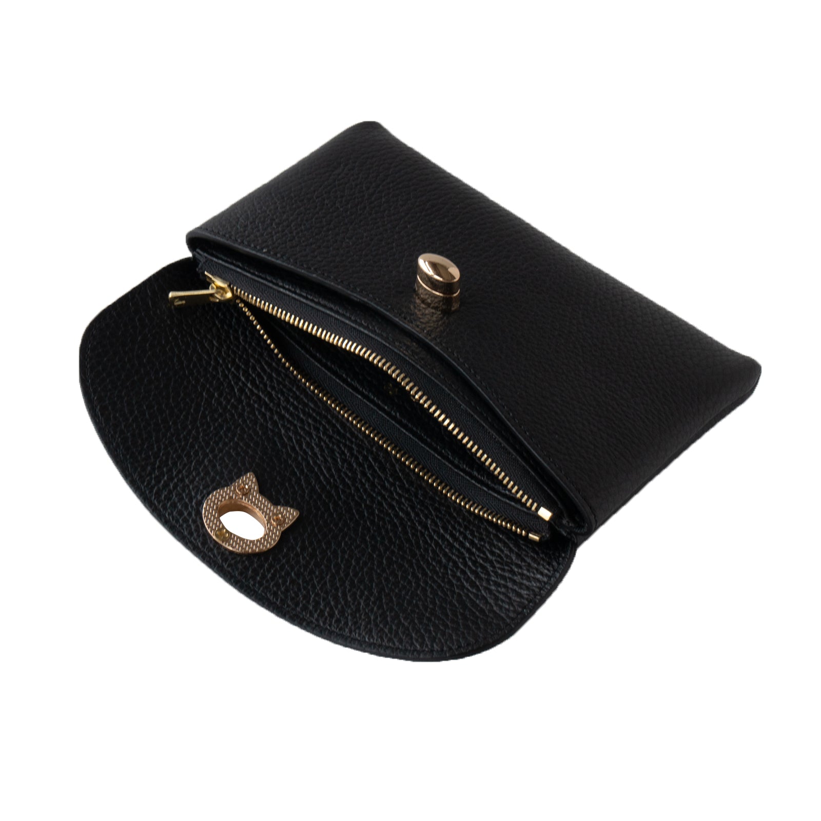 Flap Wallet Furnya Long Cuir Mash / Black