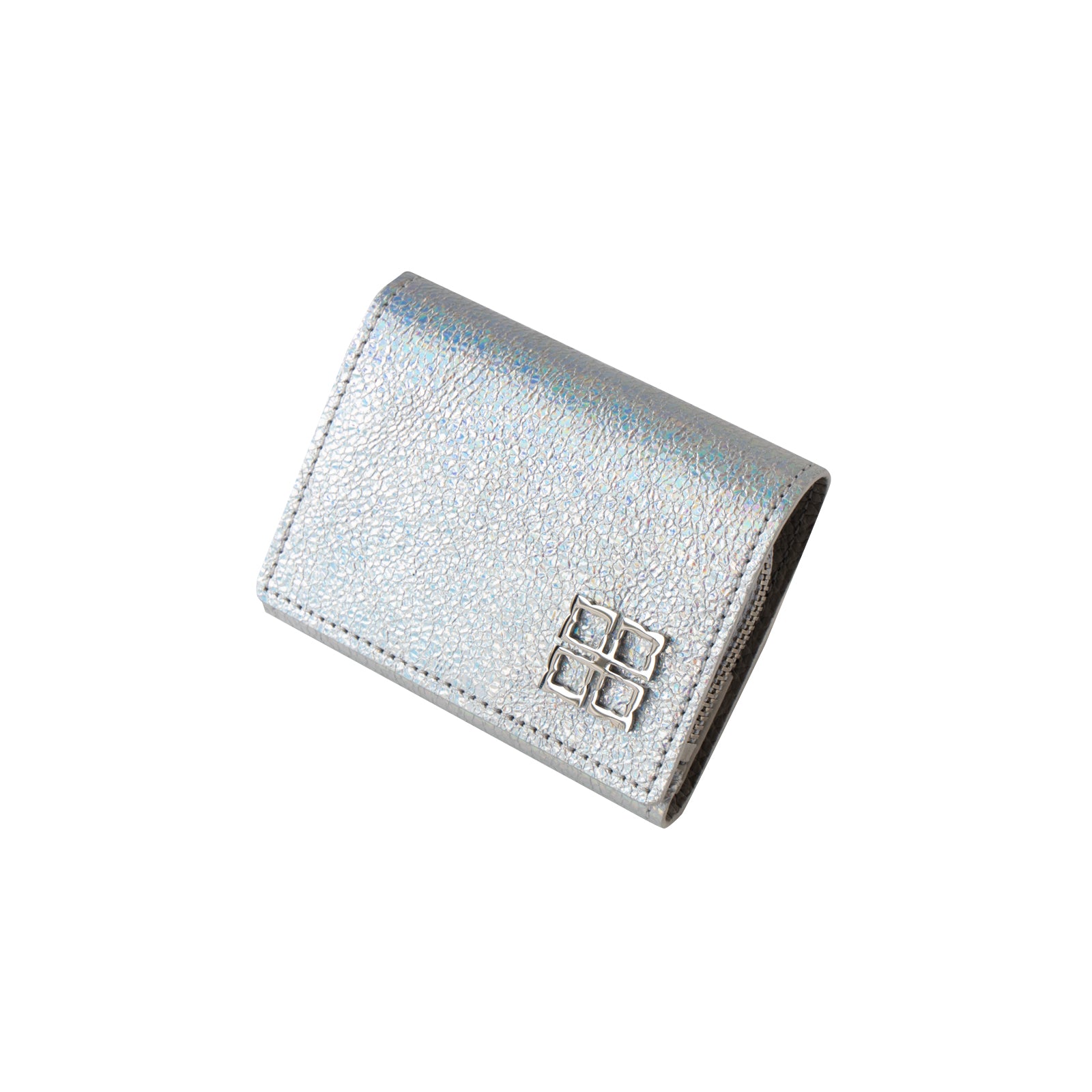 【おつとめ品セール】ハンディウォレット・オペラ リリィ プリズムレザー / オーロラシルバー