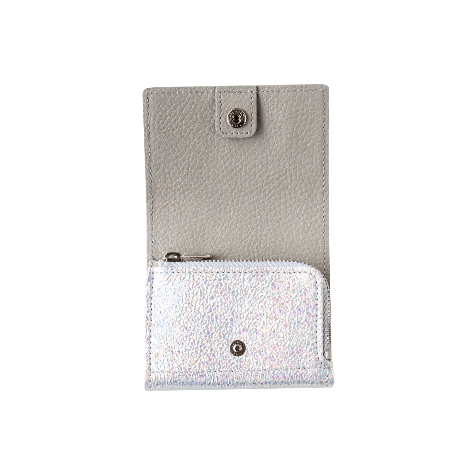 【おつとめ品セール】ハンディウォレット・オペラ リリィ プリズムレザー / オーロラシルバー