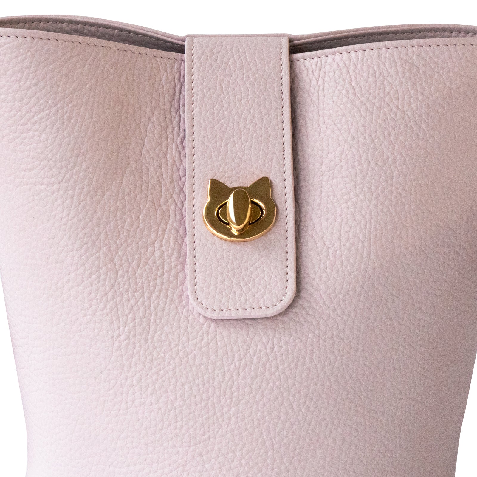 【3/20(金)20:00~ 数量限定】【さくらねこの日特別SET】ショルダーバッグ PAW (パウ) さくらねこチャームSET / モーヴシルヴェスティン