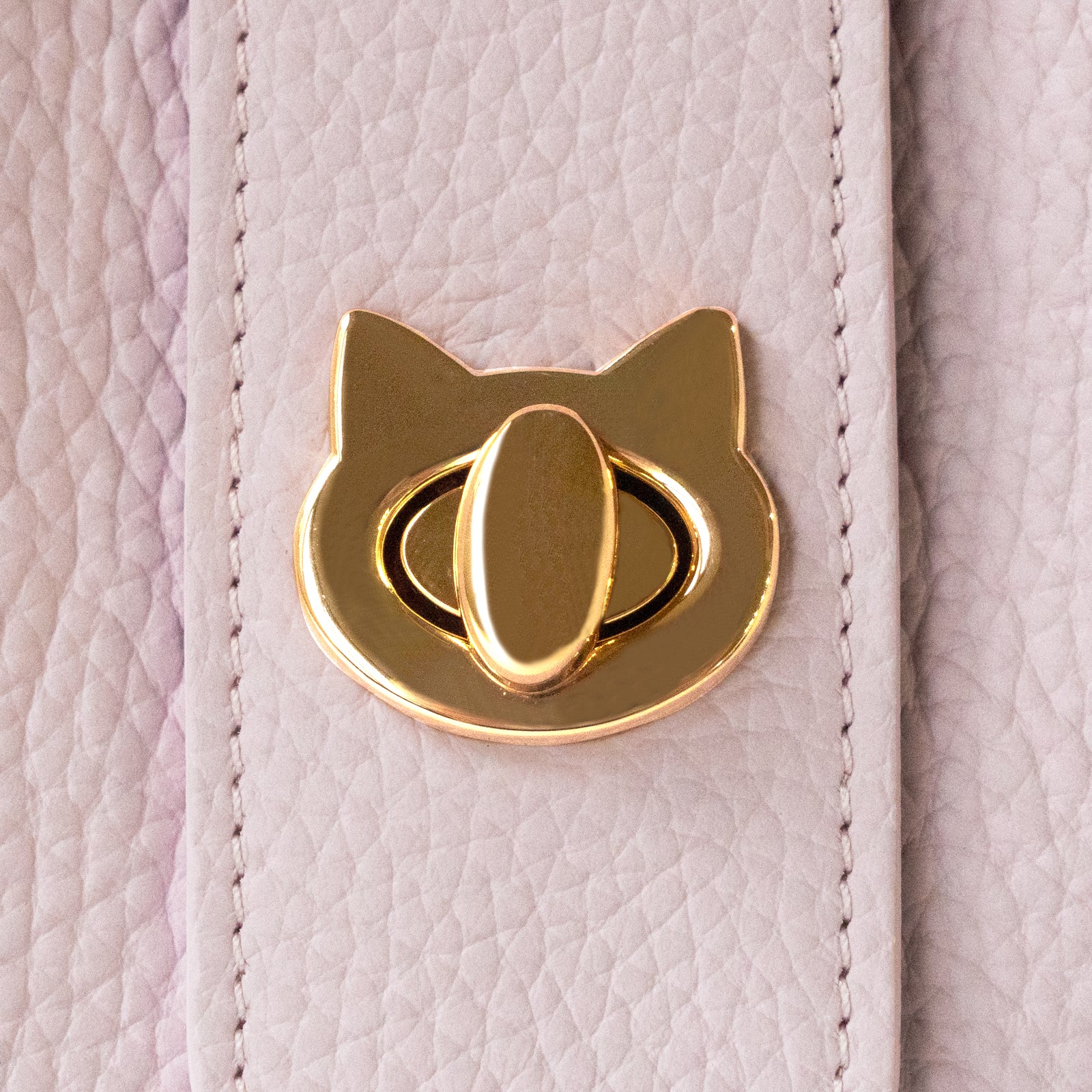 【3/20(金)20:00~ 数量限定】【さくらねこの日特別SET】ショルダーバッグ PAW (パウ) さくらねこチャームSET / モーヴシルヴェスティン