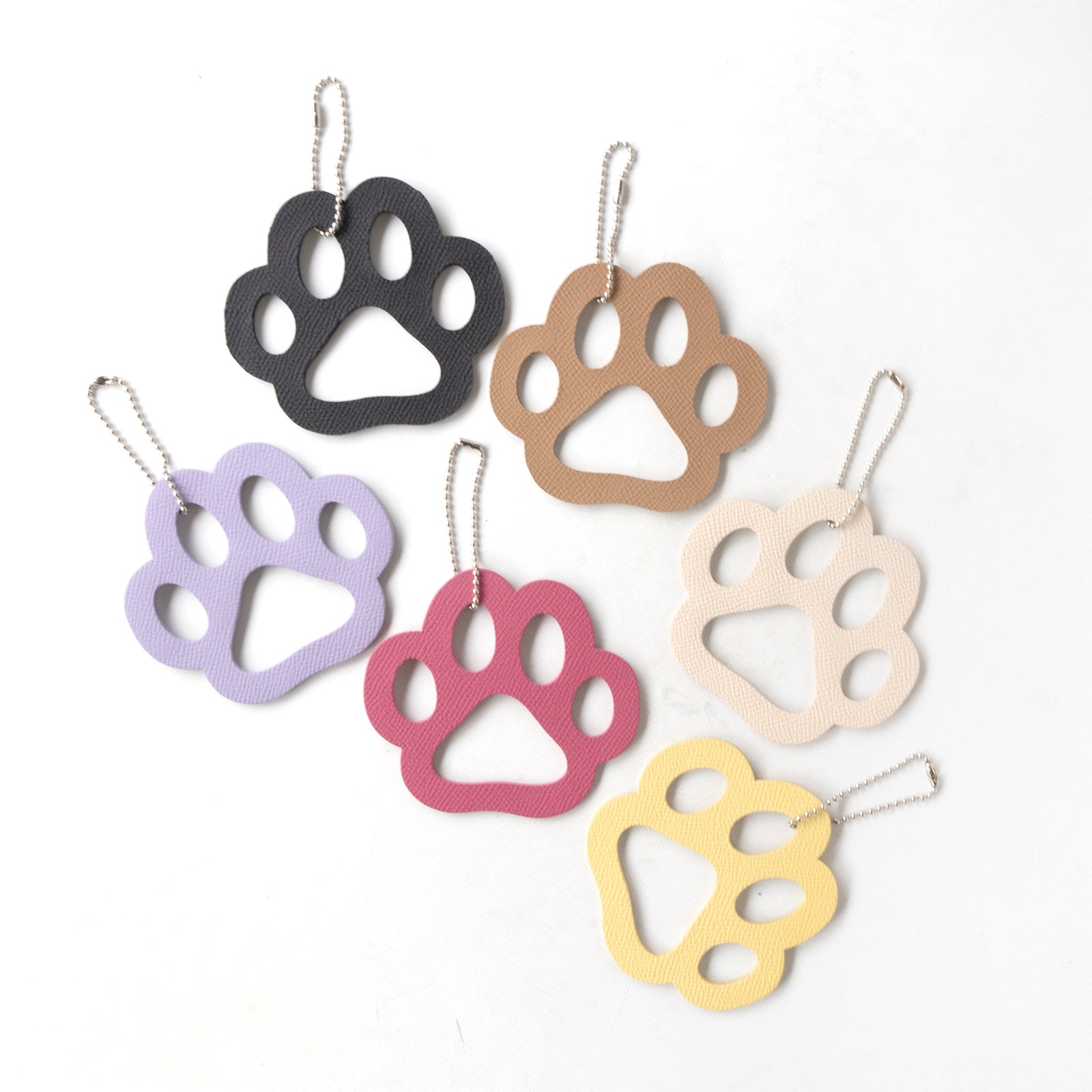 Big Paw Charm Cuir Minerva / Lavender