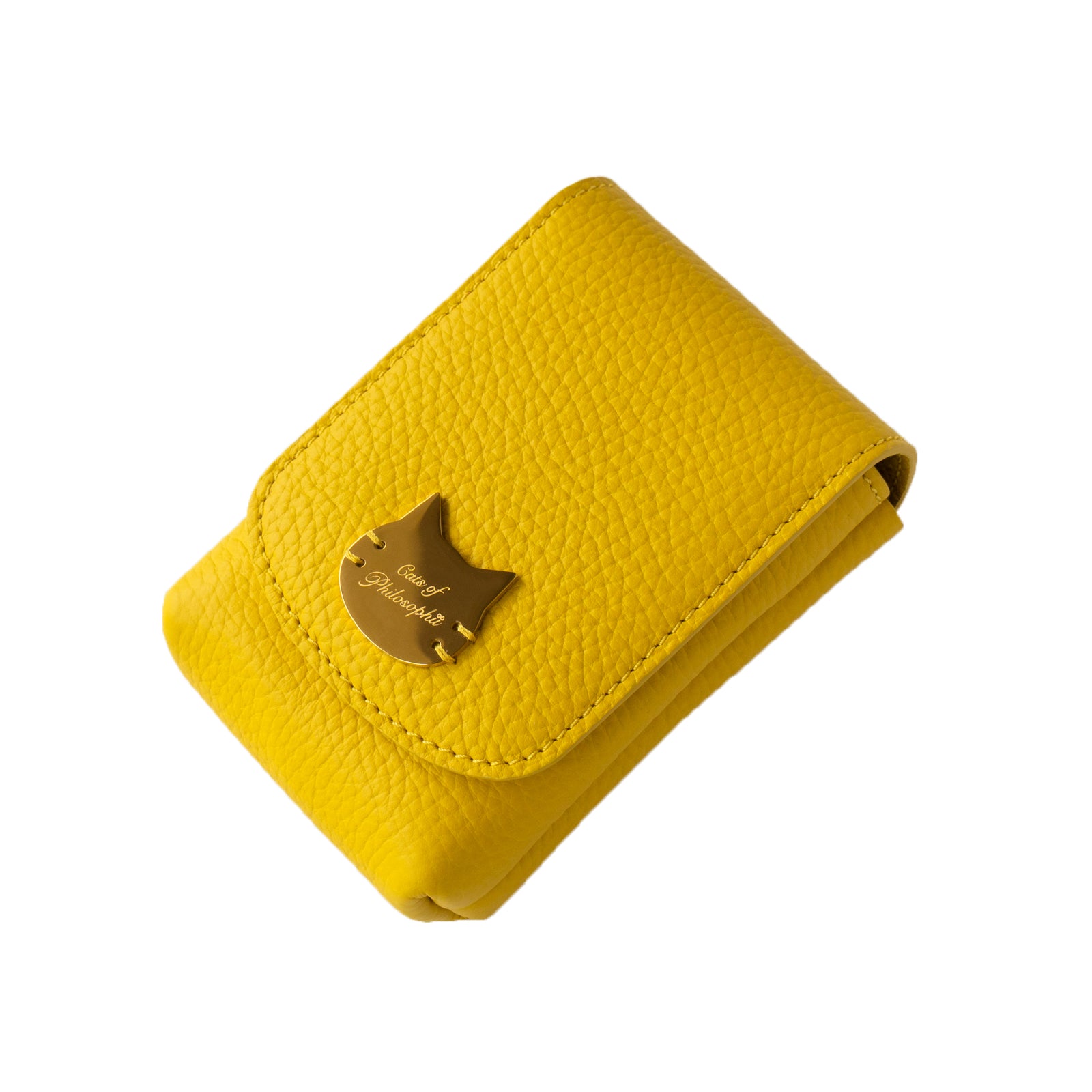 CAT Lip Case (3-piece type) Cuir Mache / Jaune