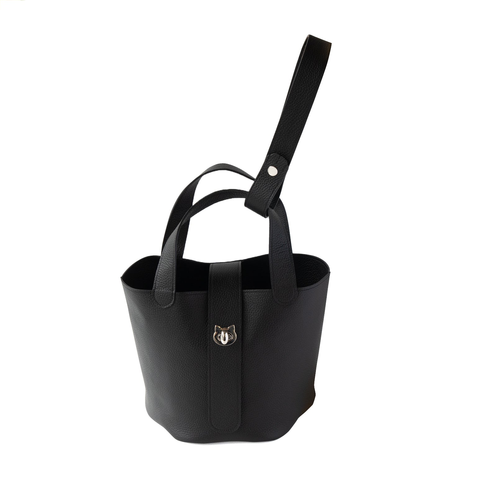 PAW exclusive shoulder strap Cuir Mash / Black