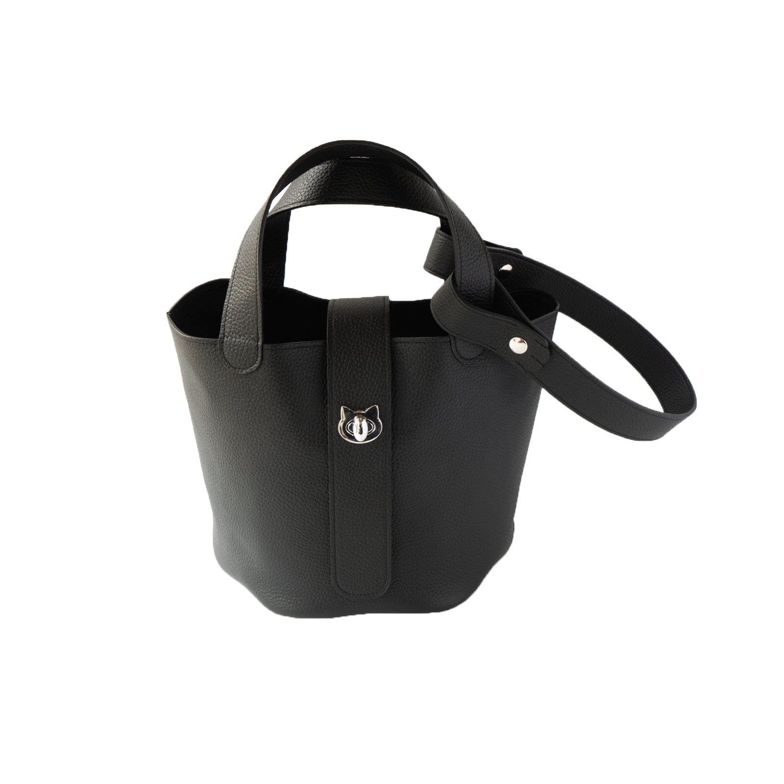 PAW exclusive shoulder strap Cuir Mash / Black