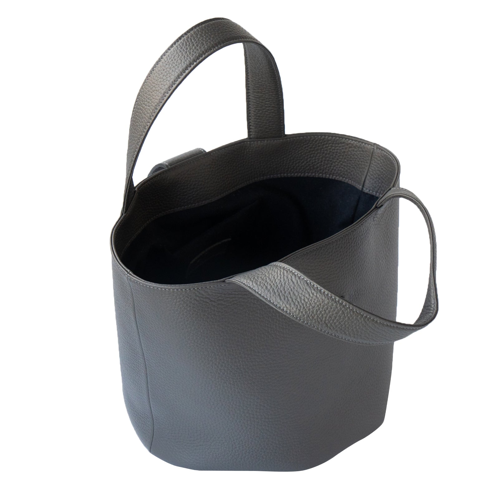 PAW Cuir Mache Bucket Bag in Graphite