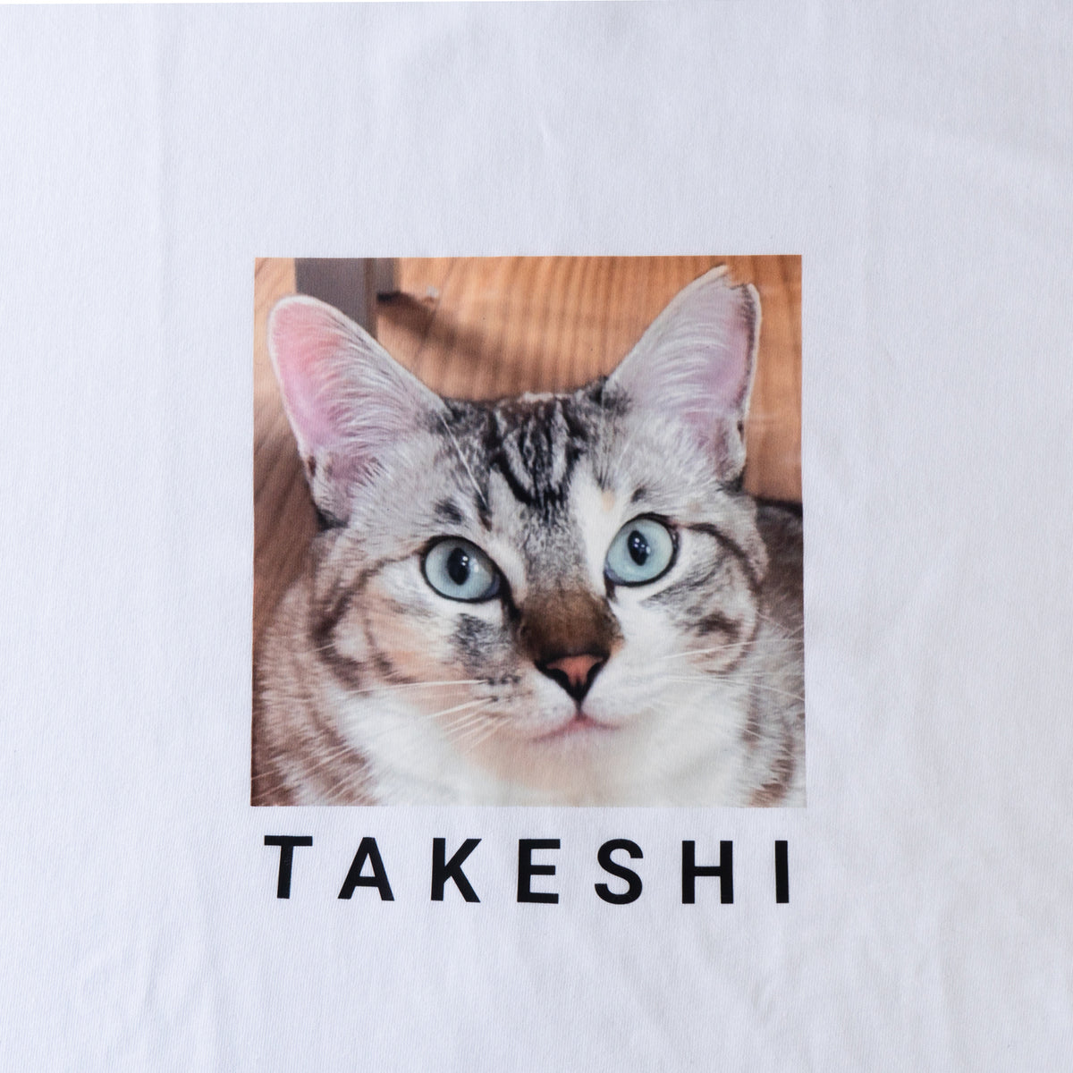 【受注生産:9/25(金)22:00〜27(日)】うちのこプリントロングTシャツ / ホワイト