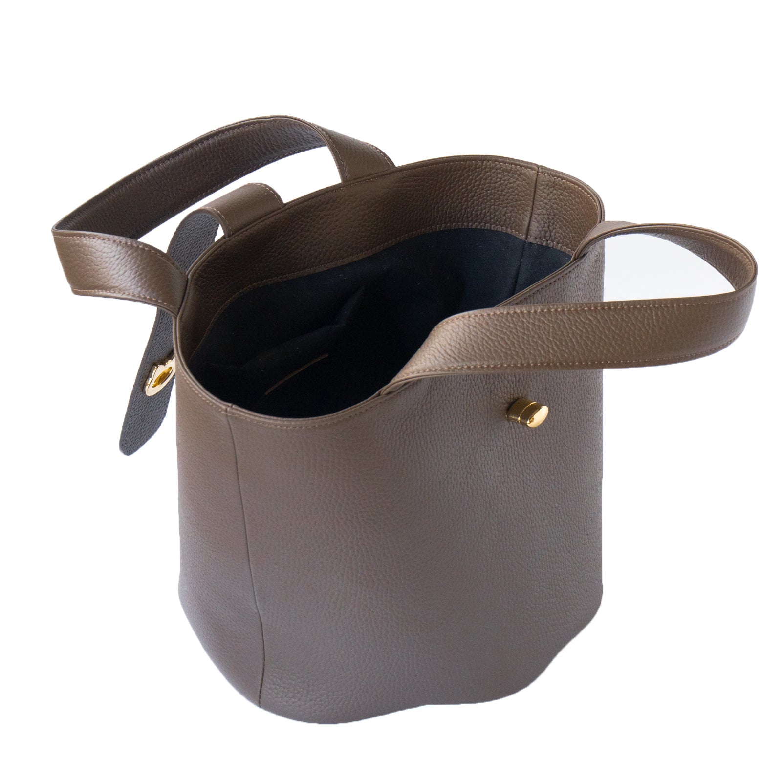 バケットバッグ PAW (パウ) キュイール・マッシュ / チョコ