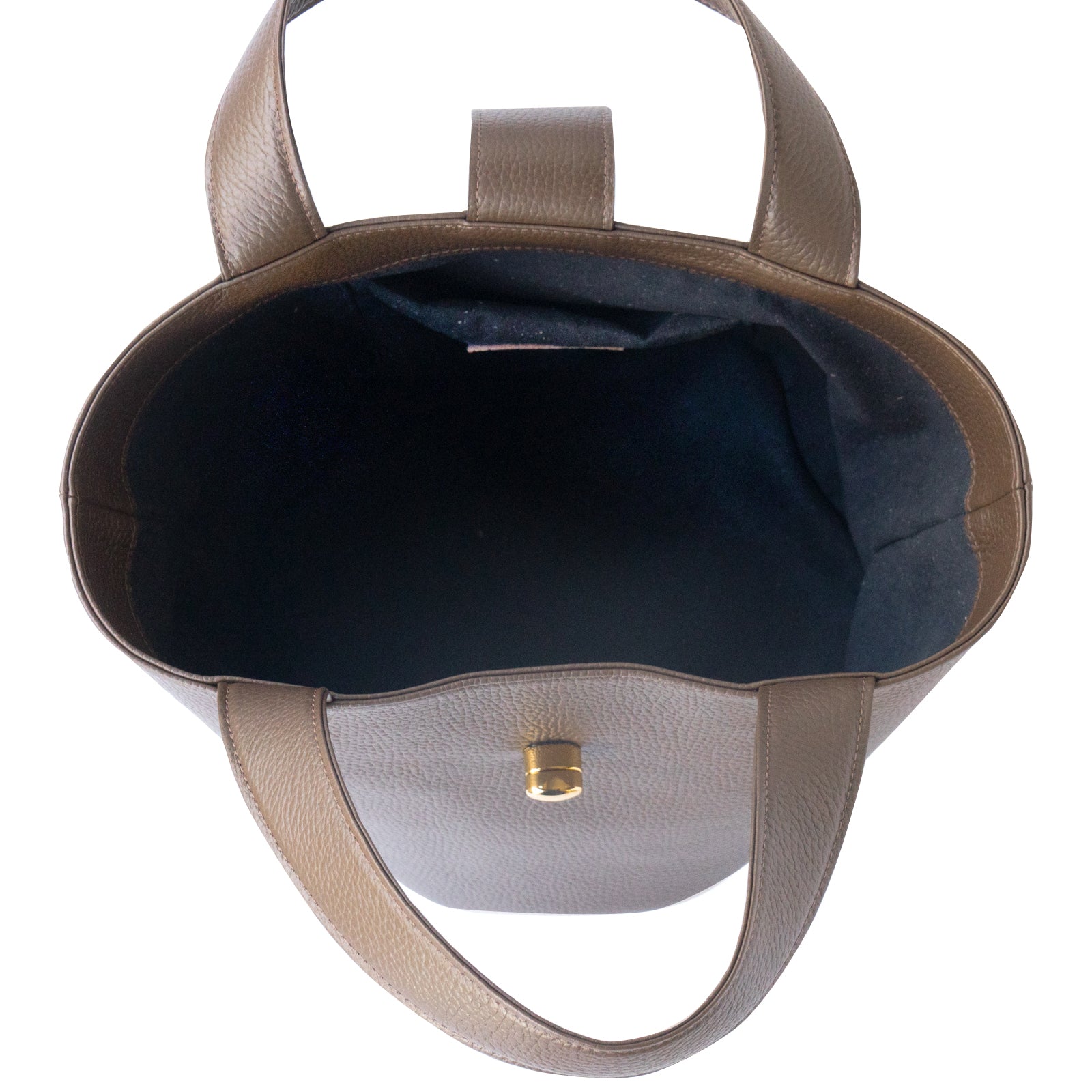 PAW Cuir Mache Bucket Bag in Chocolate