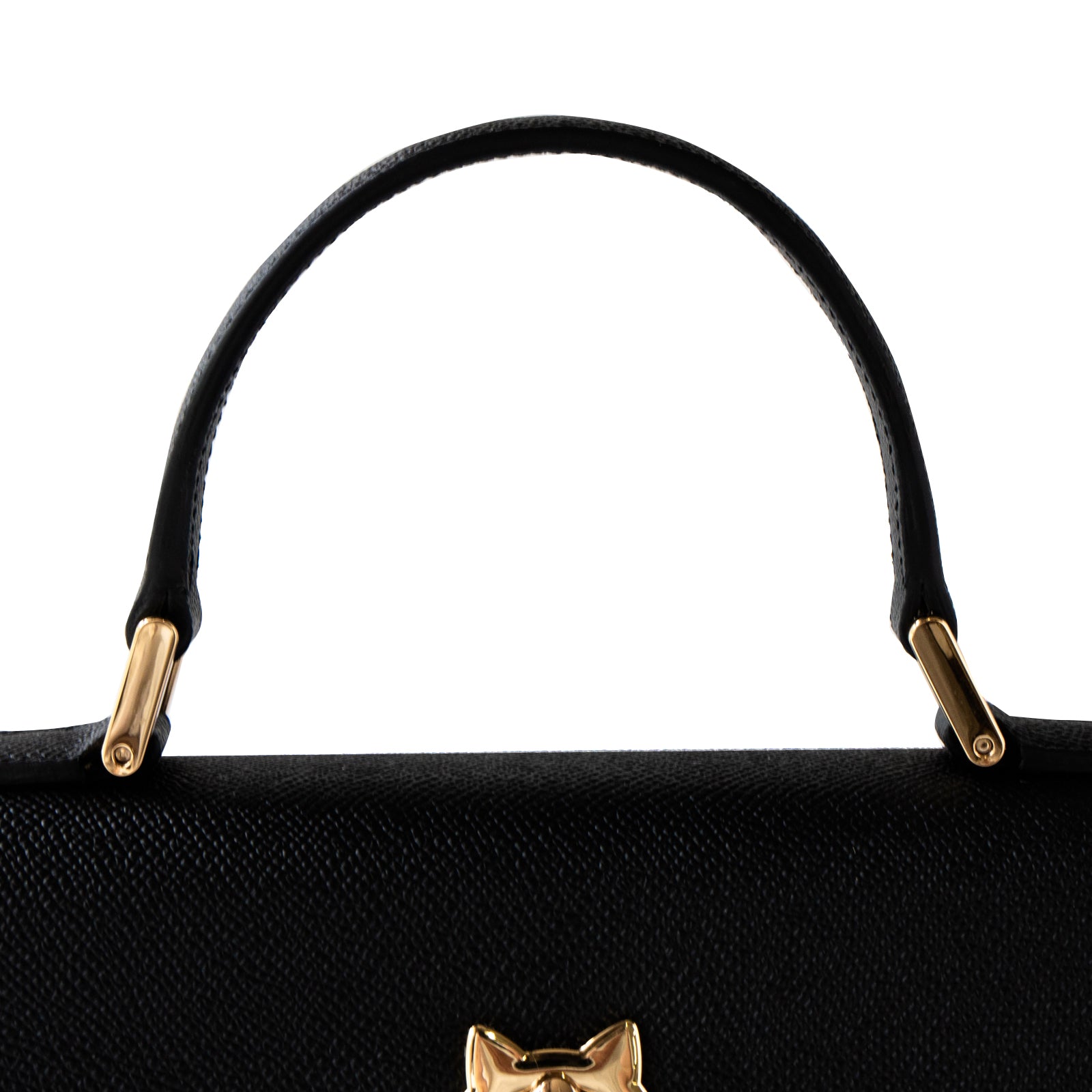 Handbag Nyanpanella 25 Cuir Minerva / Black