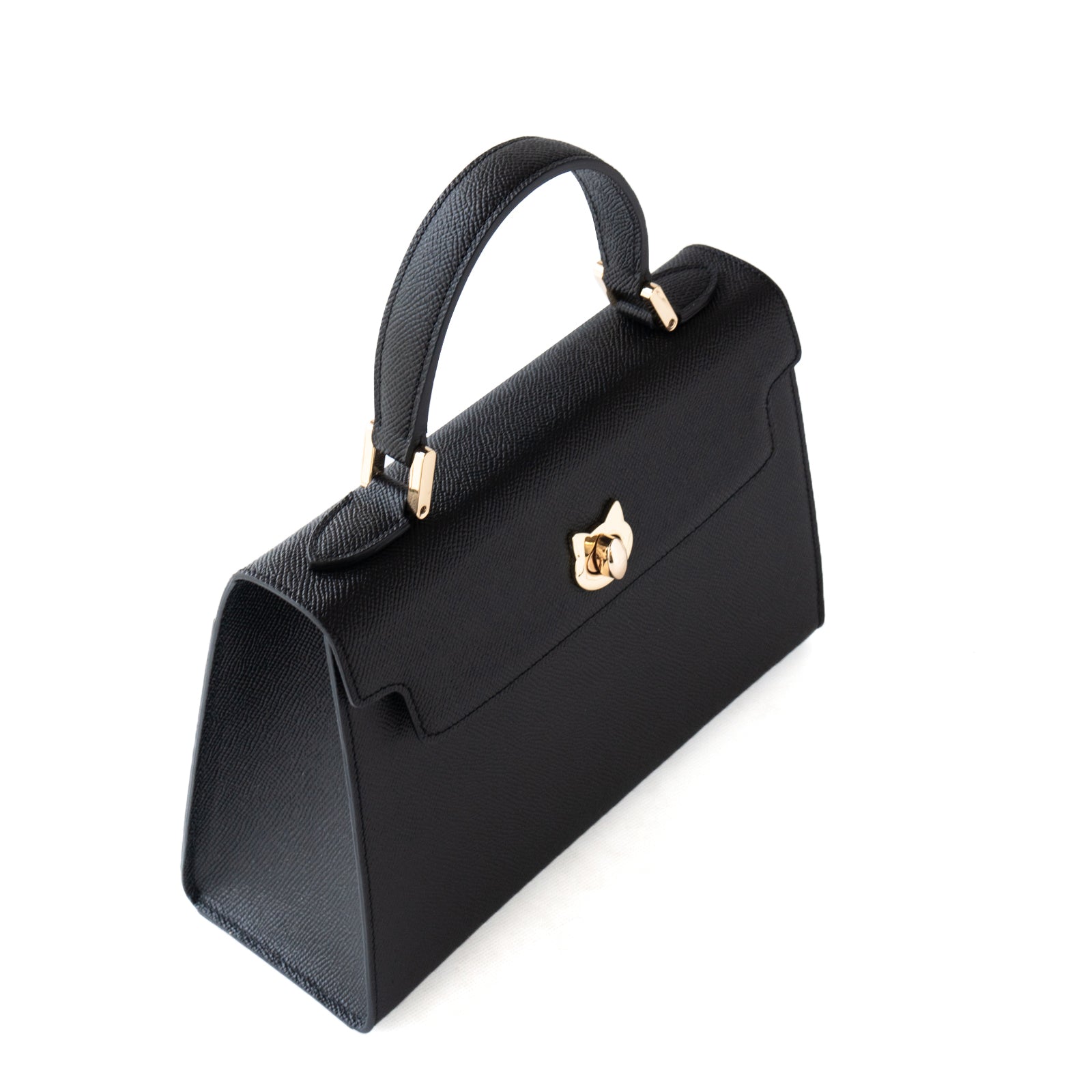 Handbag Nyanpanella 25 Cuir Minerva / Black