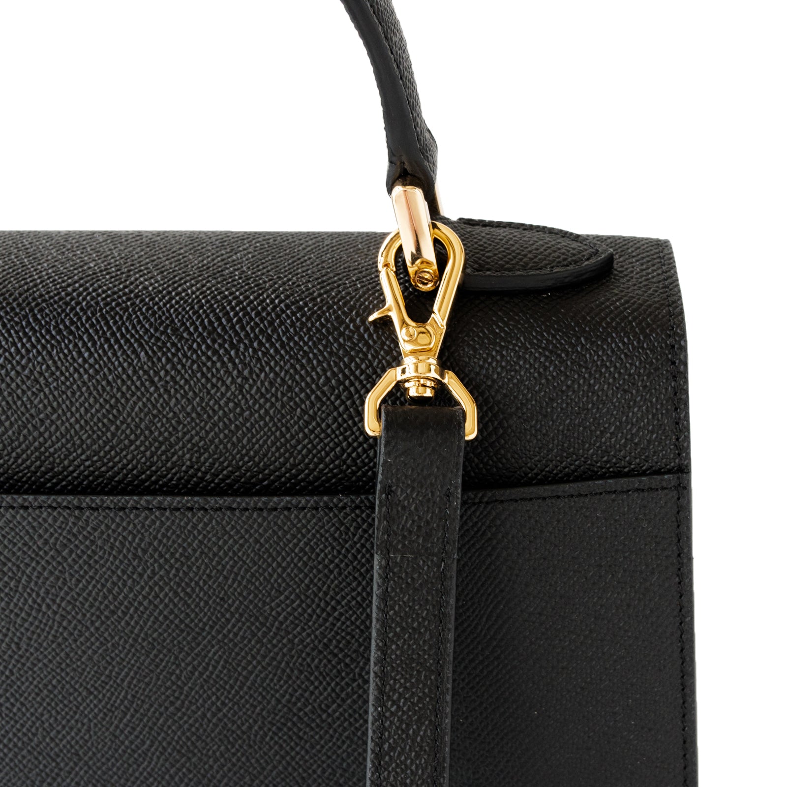 Handbag Nyanpanella 25 Cuir Minerva / Black