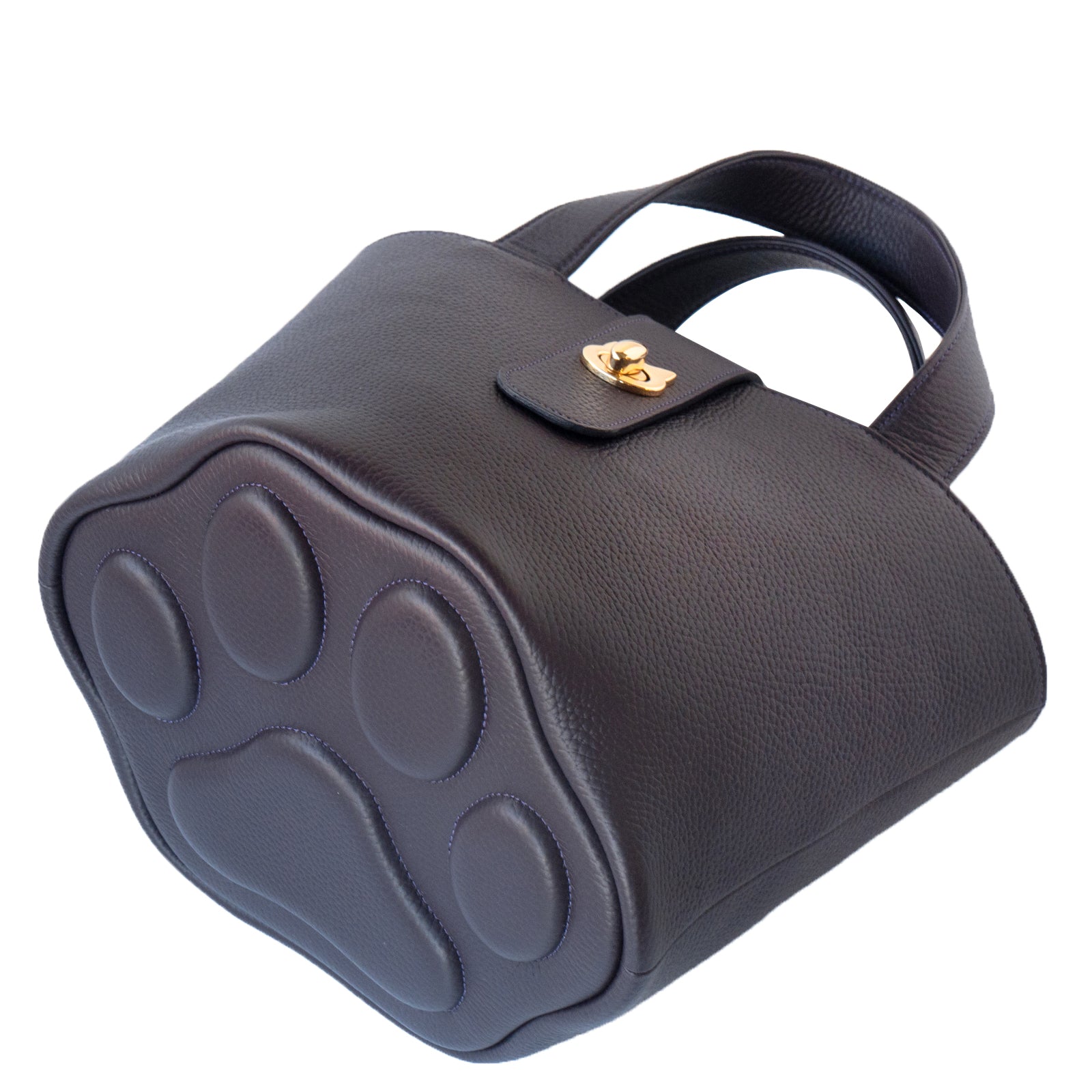 【1月中旬お届け】バケットバッグ PAW (パウ) 肉球チャームセット キュイールマッシュ / レザン