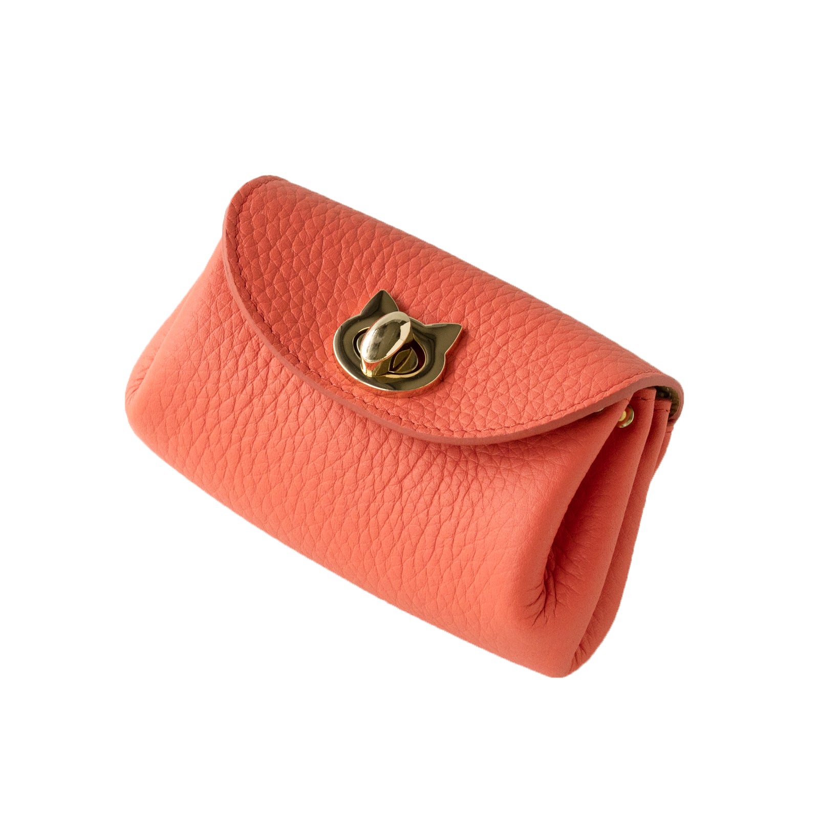 CAT Shell Pouch Taurillon Clemence / Rose Jaipur