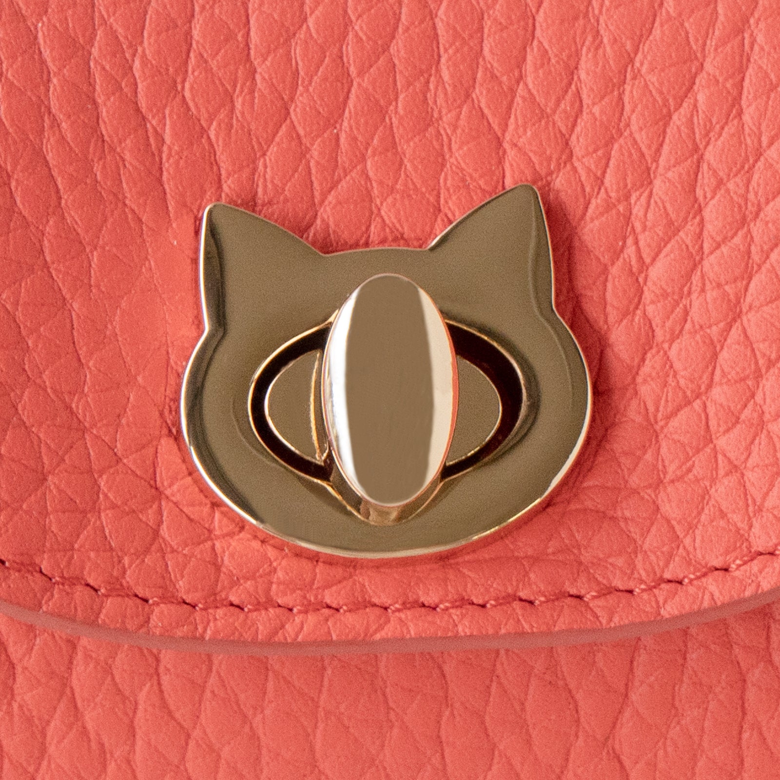 CAT Shell Pouch Taurillon Clemence / Rose Jaipur