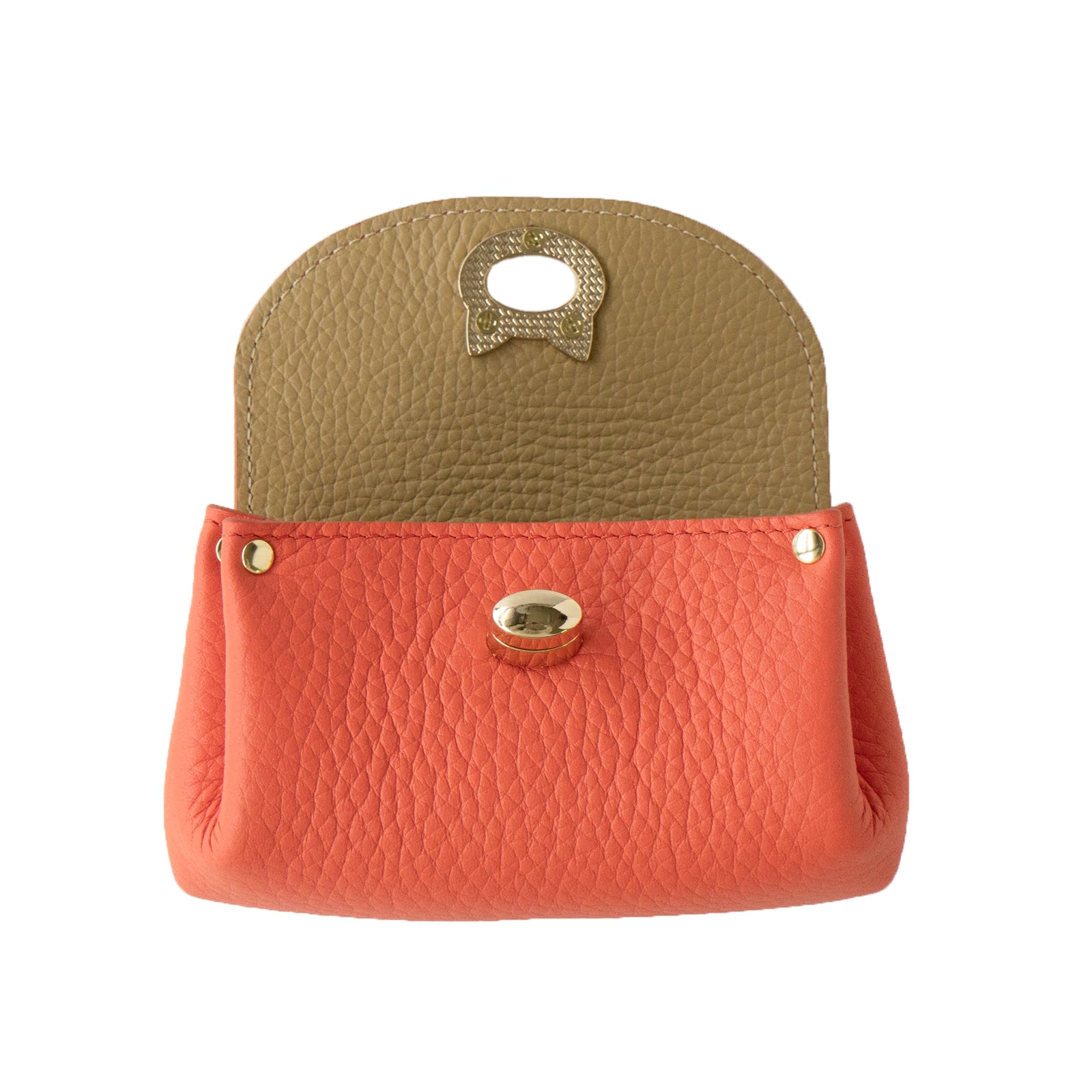 CAT Shell Pouch Taurillon Clemence / Rose Jaipur