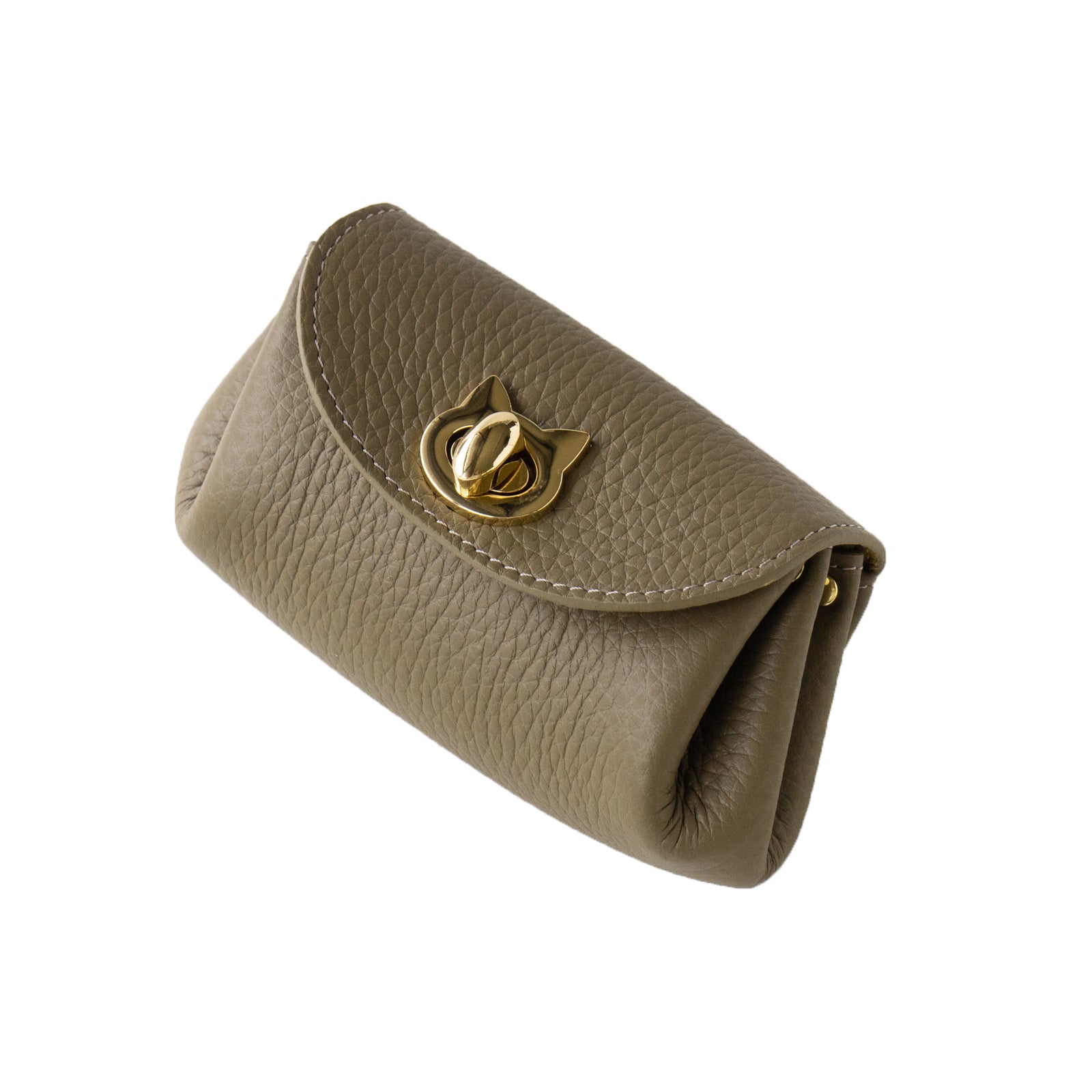 Shell pouch CAT Taurillon Clemence / Etoupe