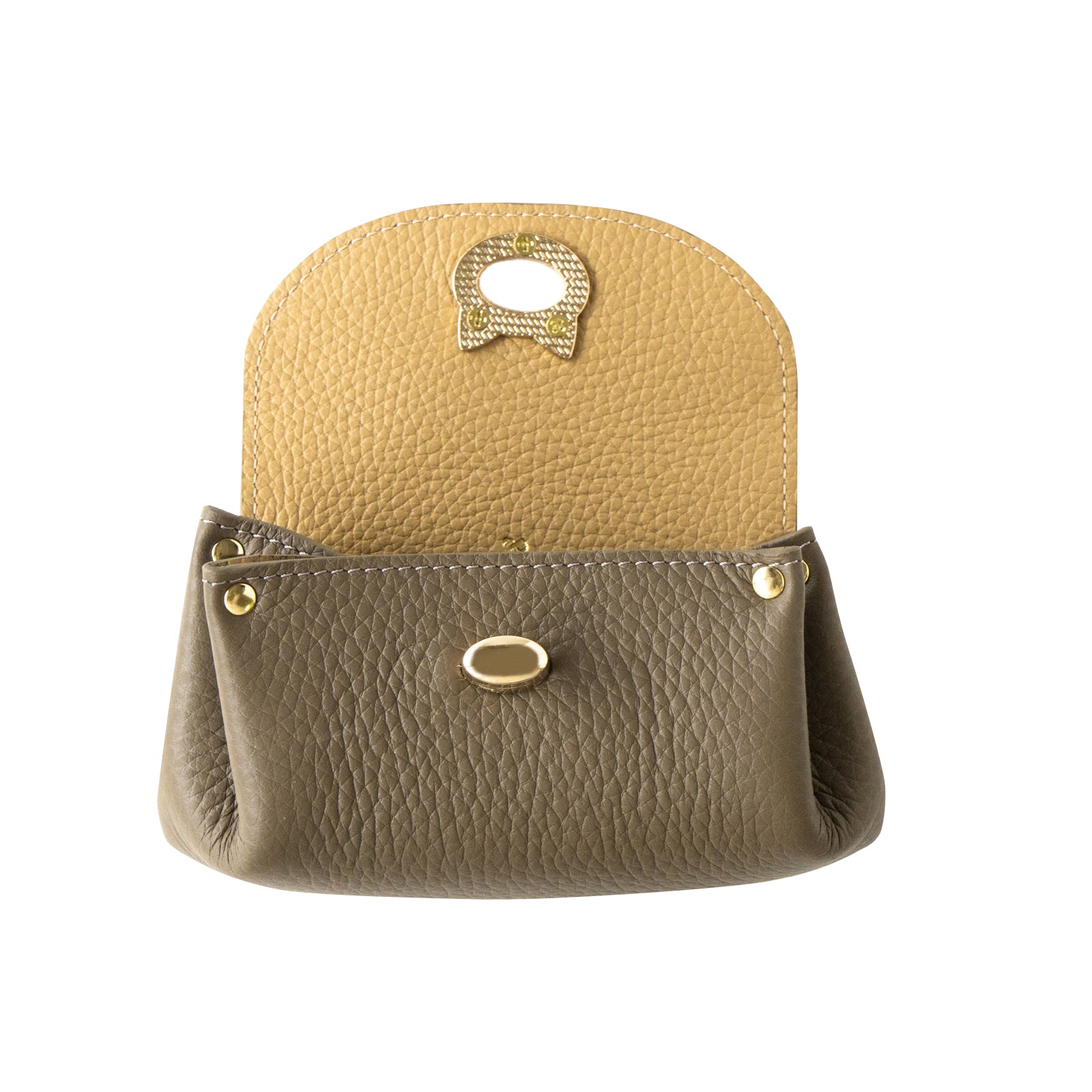 Shell pouch CAT Taurillon Clemence / Etoupe