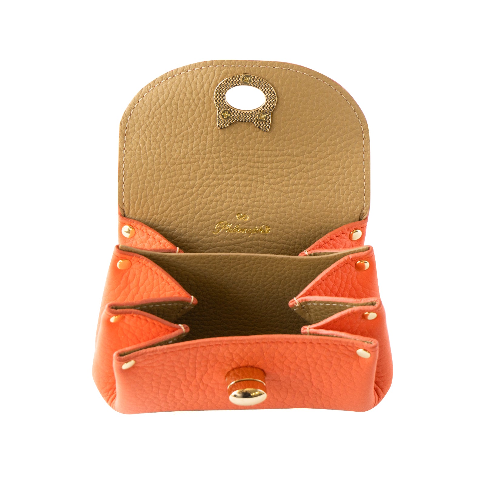 CAT Shell Pouch Taurillon Clemence / Rose Jaipur