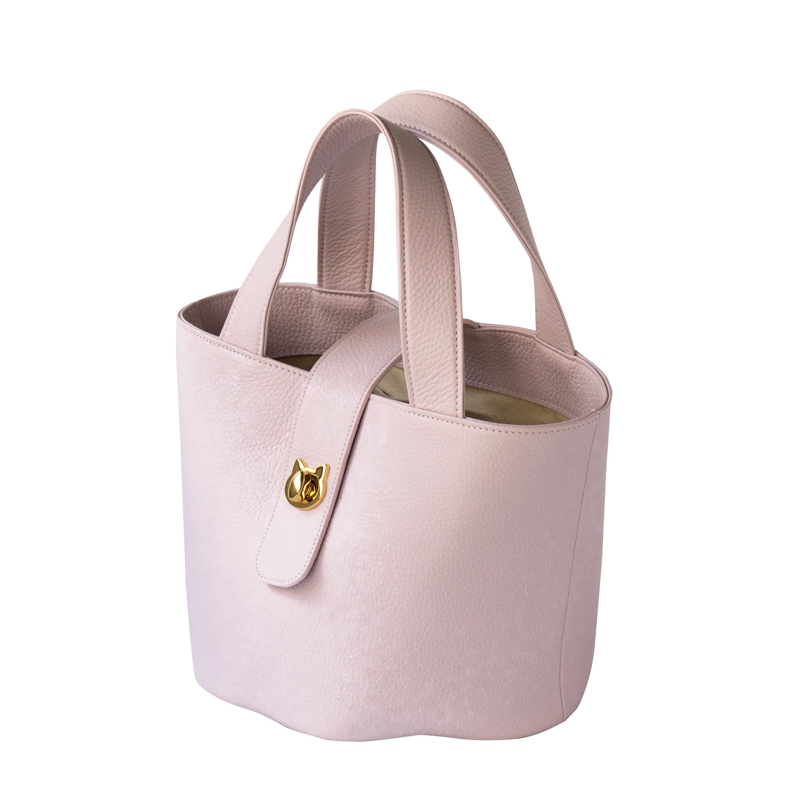 【3/20(金)20:00~ 数量限定】【さくらねこの日特別SET】バケットバッグ PAW (パウ) さくらねこチャームSET モーヴシルヴェスティン