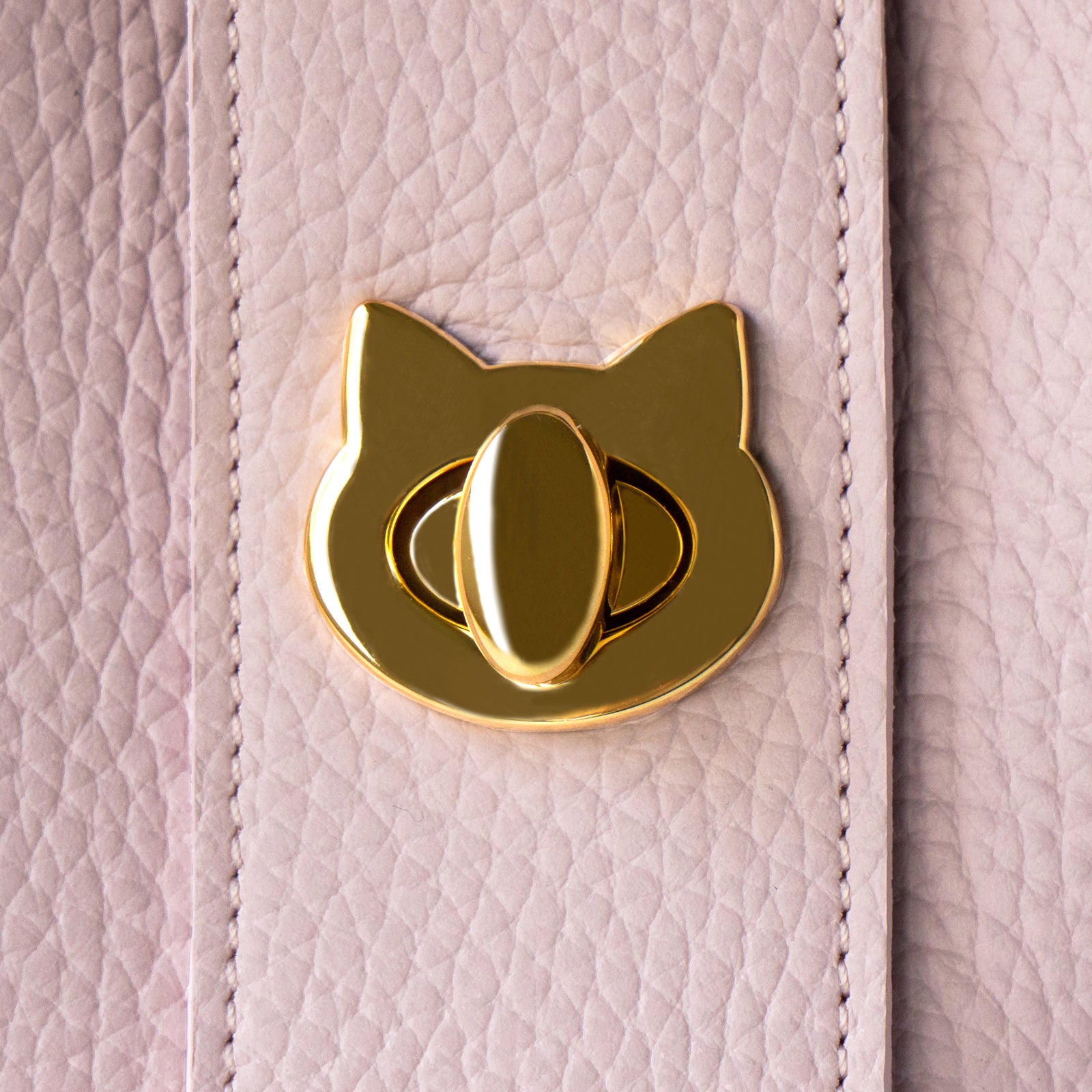 【3/20(金)20:00~ 数量限定】【さくらねこの日特別SET】バケットバッグ PAW (パウ) さくらねこチャームSET モーヴシルヴェスティン