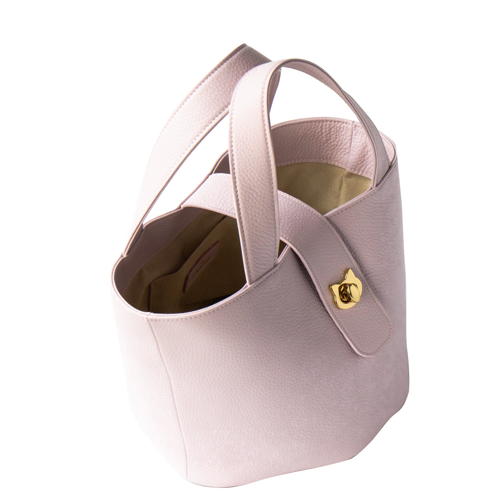 【3/20(金)20:00~ 数量限定】【さくらねこの日特別SET】バケットバッグ PAW (パウ) さくらねこチャームSET モーヴシルヴェスティン