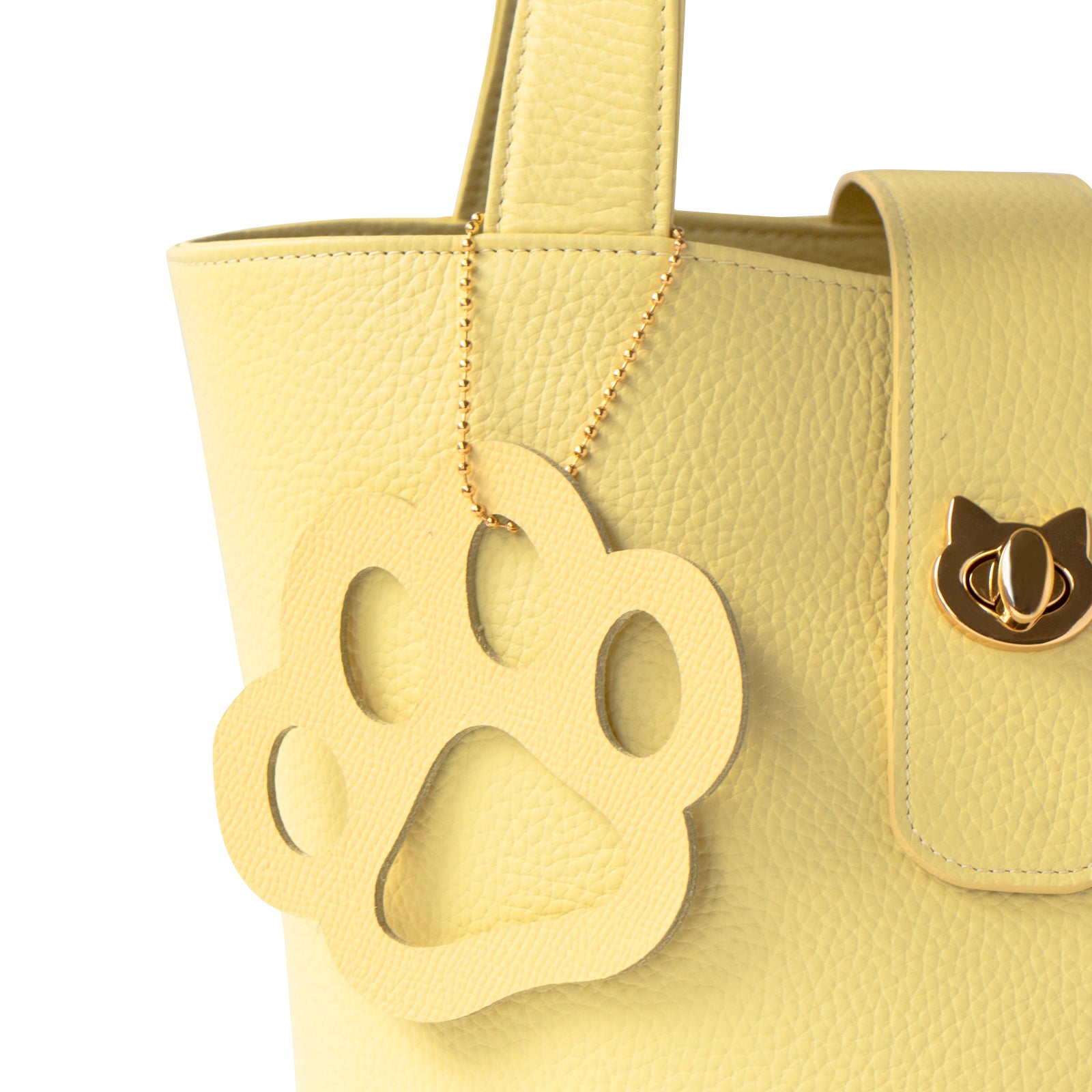 【3/20(金)20:00~ 数量限定】【さくらねこの日特別SET】バケットバッグ PAW (パウ) さくらねこチャームSET / ジョーヌプッサン