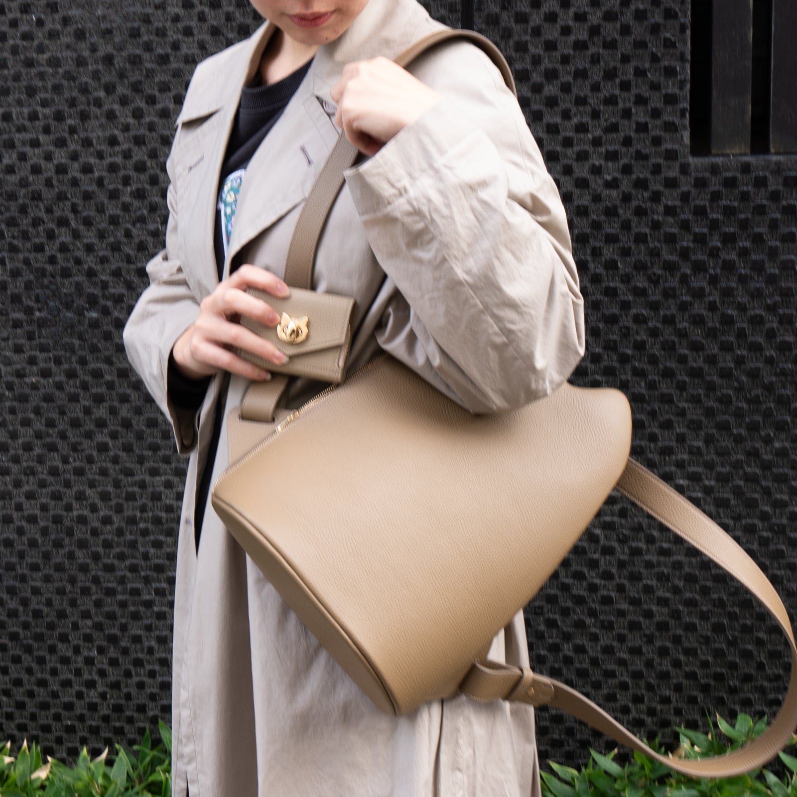 Cat Backpack Baron Cuir Mash