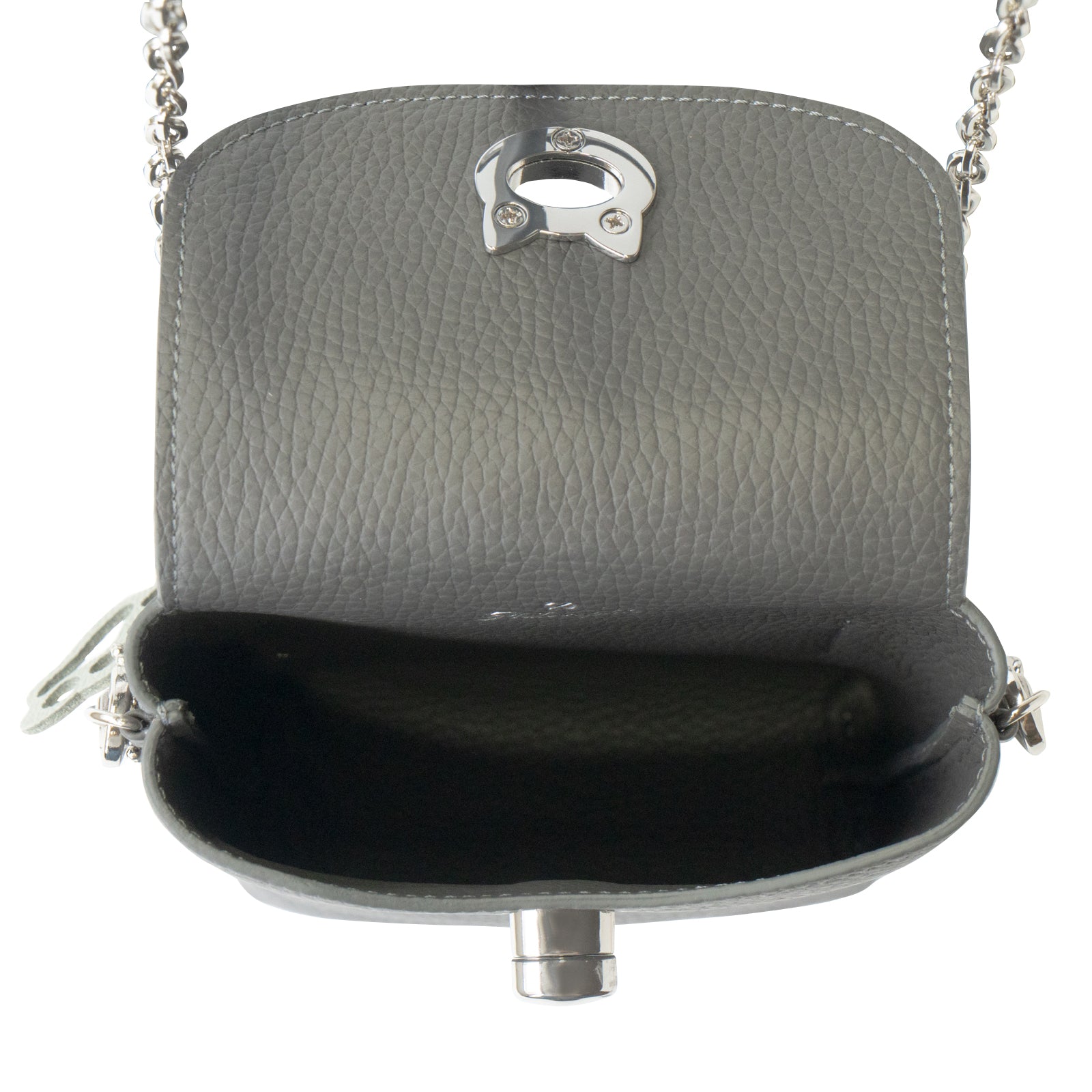 フルーニャスマホポシェット キュイール・マッシュ / グラファイト