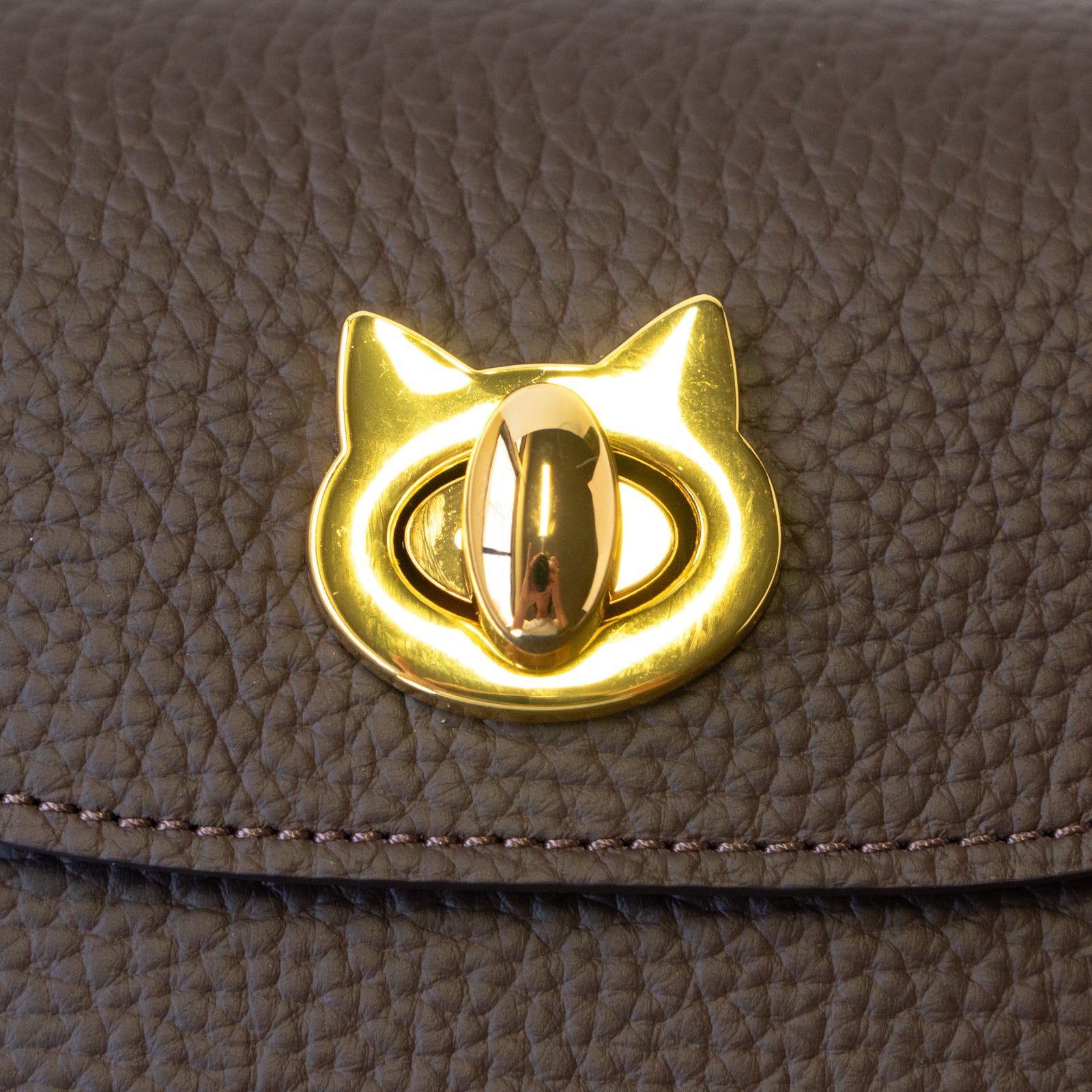 フルーニャスマホポシェット キュイール・マッシュ / チョコ