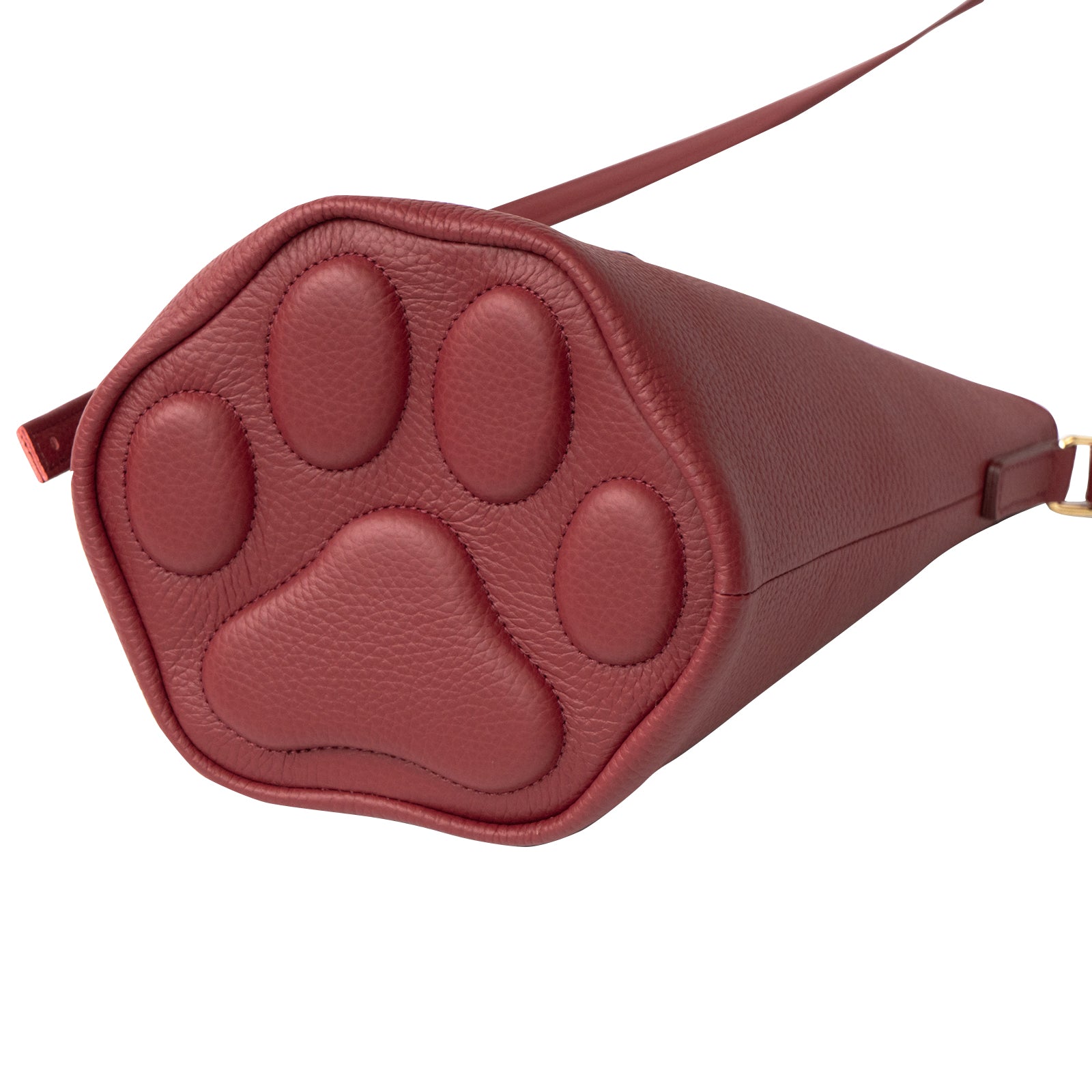 ショルダーバッグ PAW (パウ) キュイール・マッシュ / ボルドー