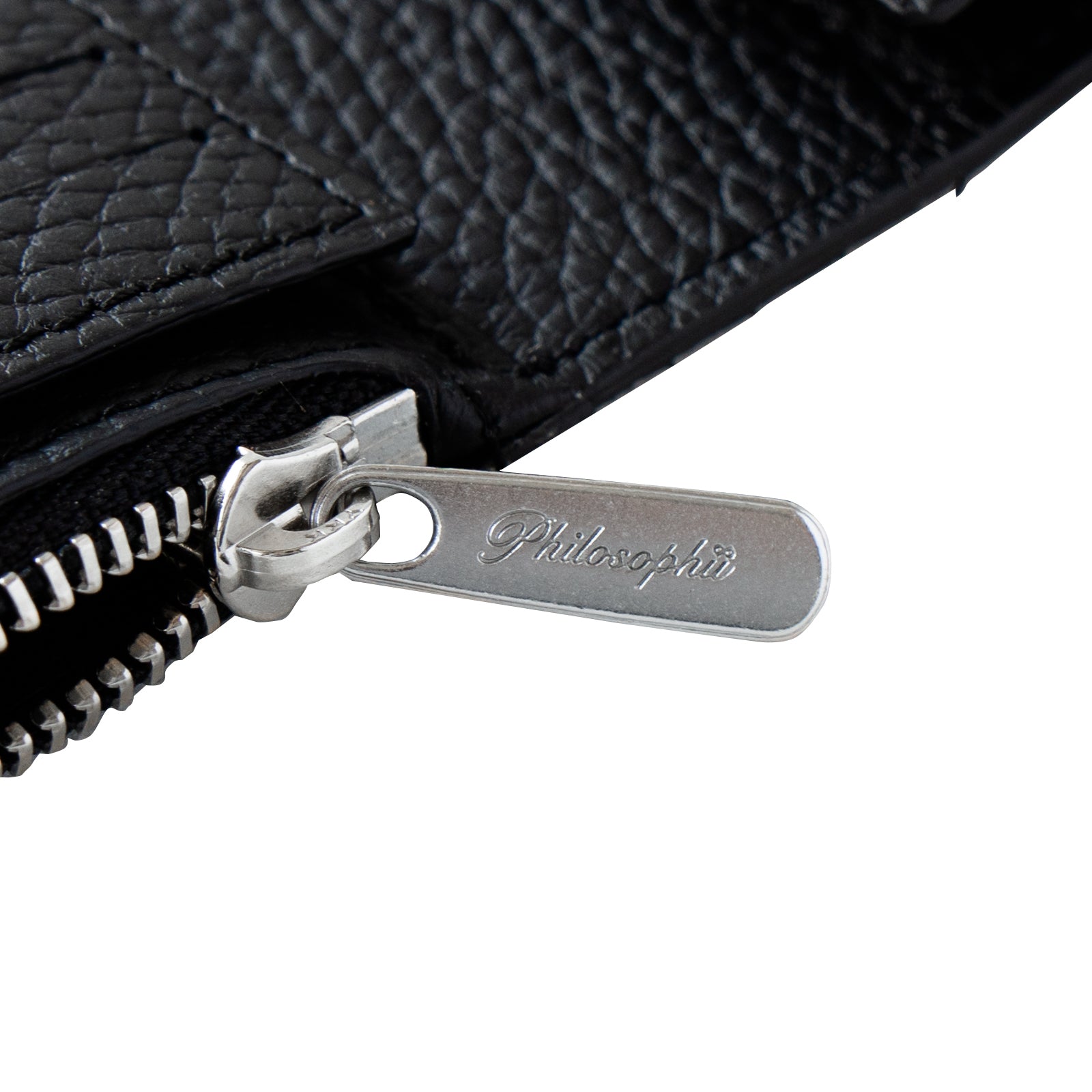 【おつとめ品セール】ハンディウォレット・オペラ リリィ グランデ 箔パイソン / シルバーブラック