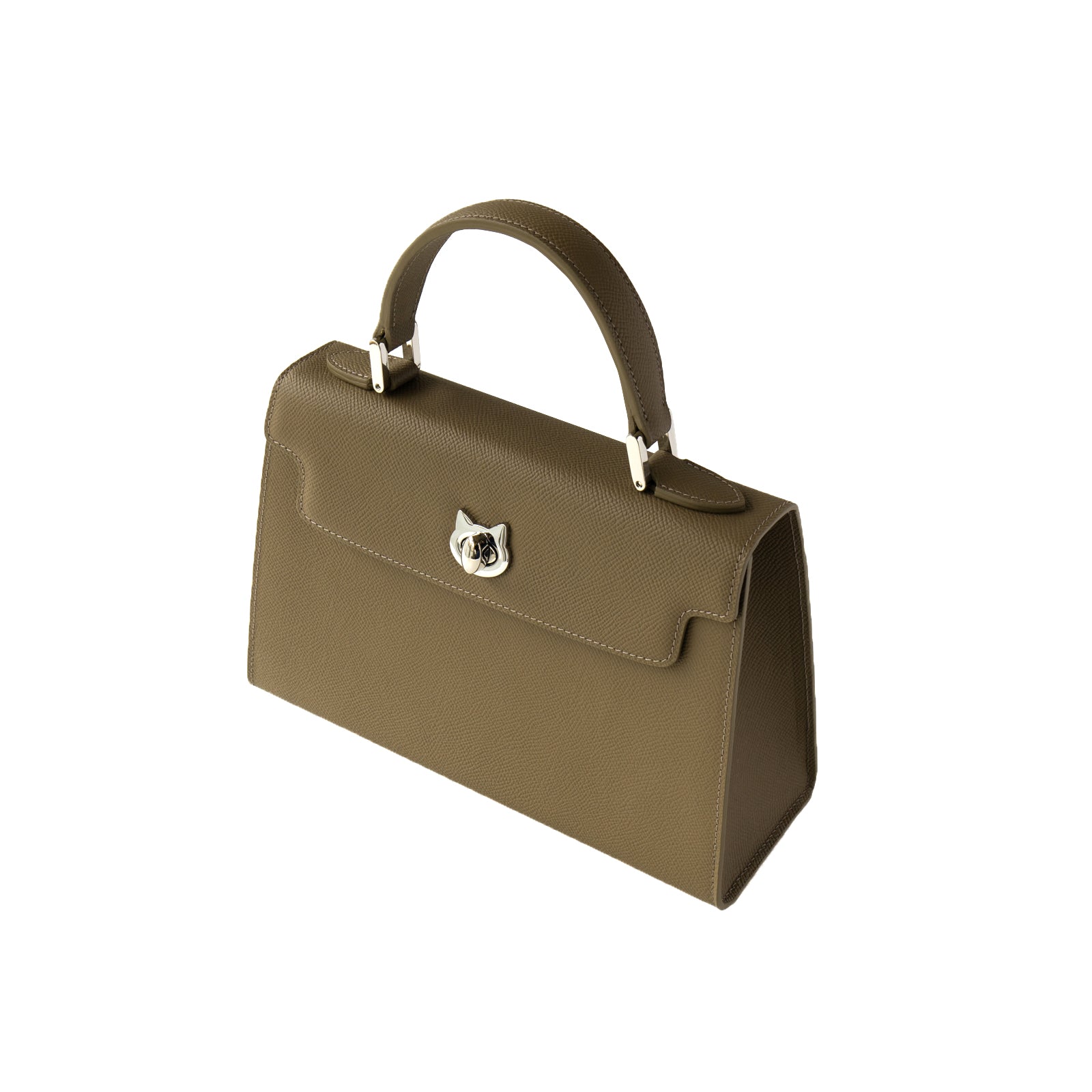 Handbag Nyanpanera 25 Cuir Minerva / Etoupe