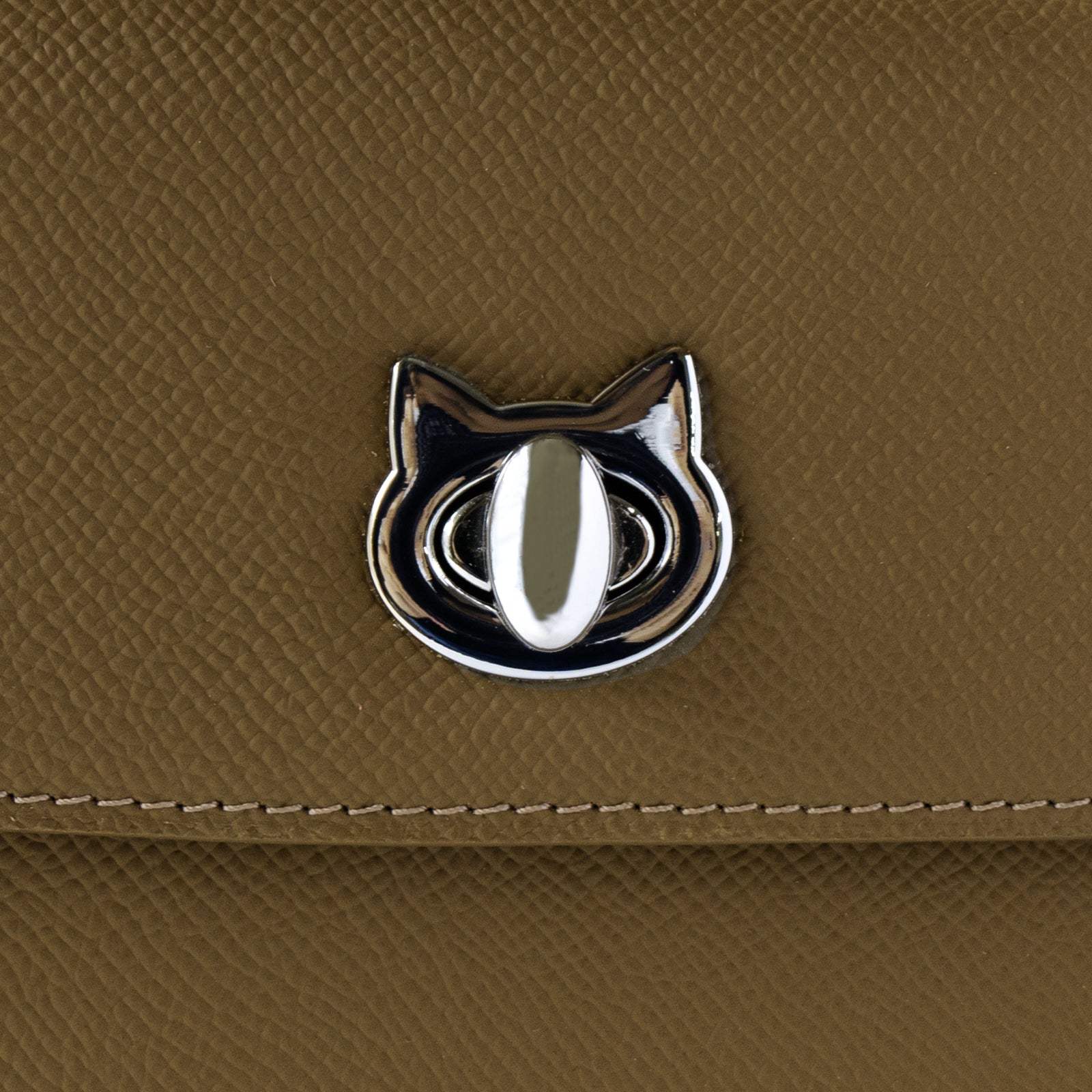 Handbag Nyanpanera 25 Cuir Minerva / Etoupe