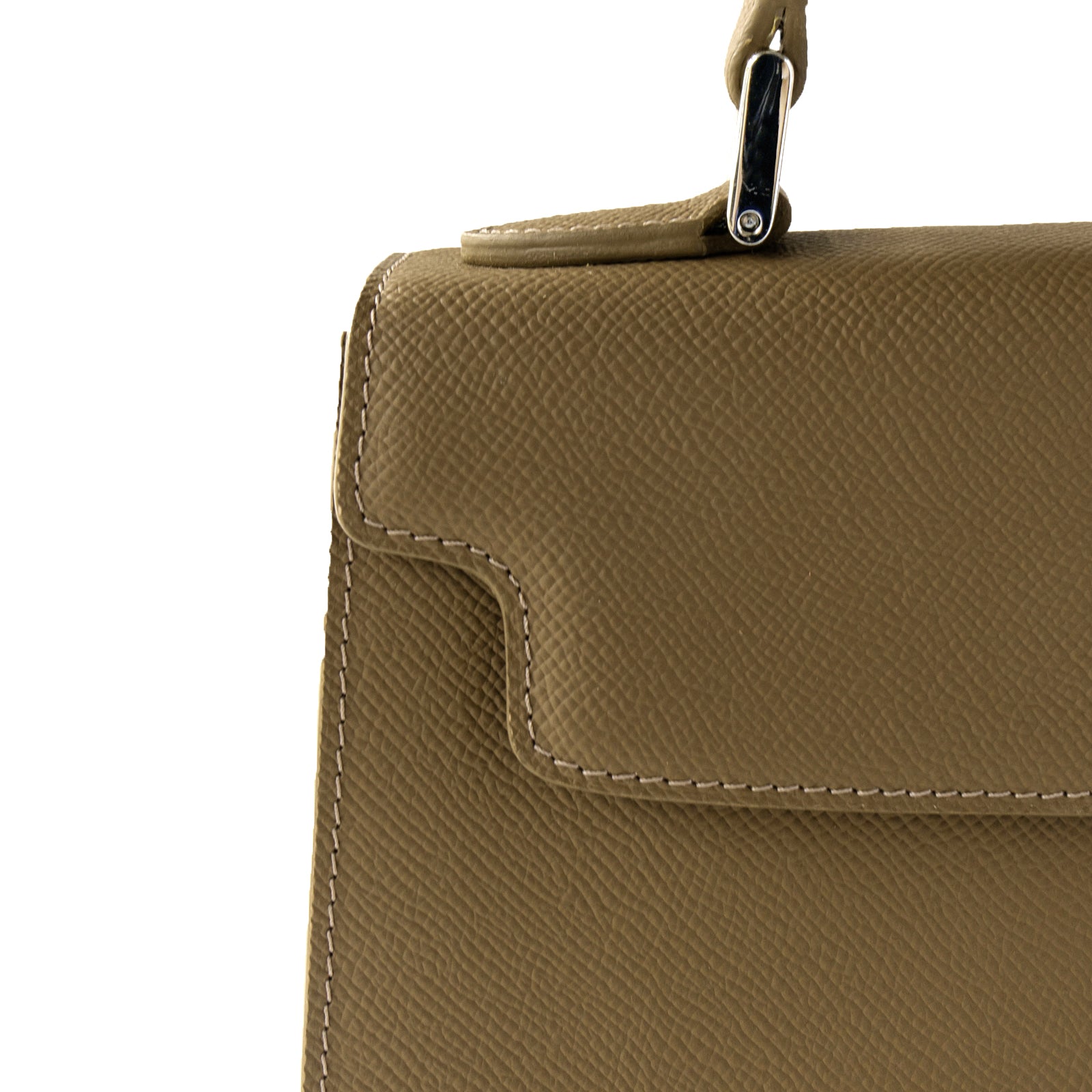 Handbag Nyanpanera 25 Cuir Minerva / Etoupe