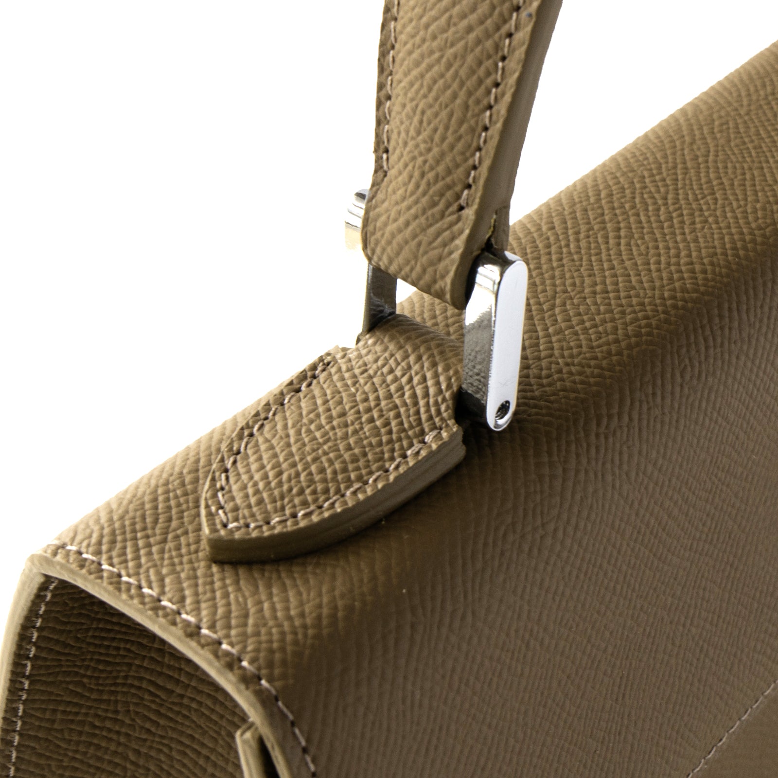 Handbag Nyanpanera 25 Cuir Minerva / Etoupe