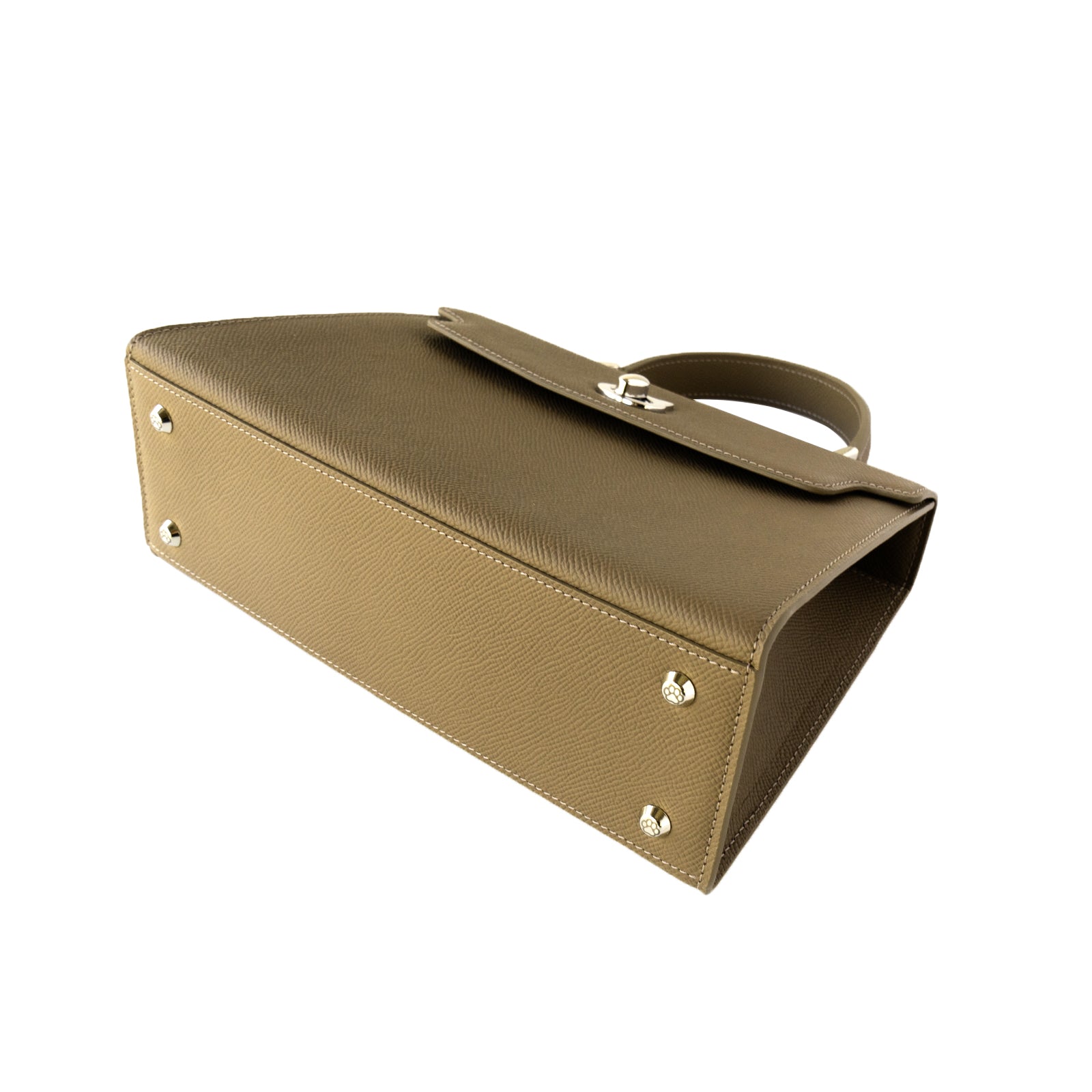 Handbag Nyanpanera 25 Cuir Minerva / Etoupe