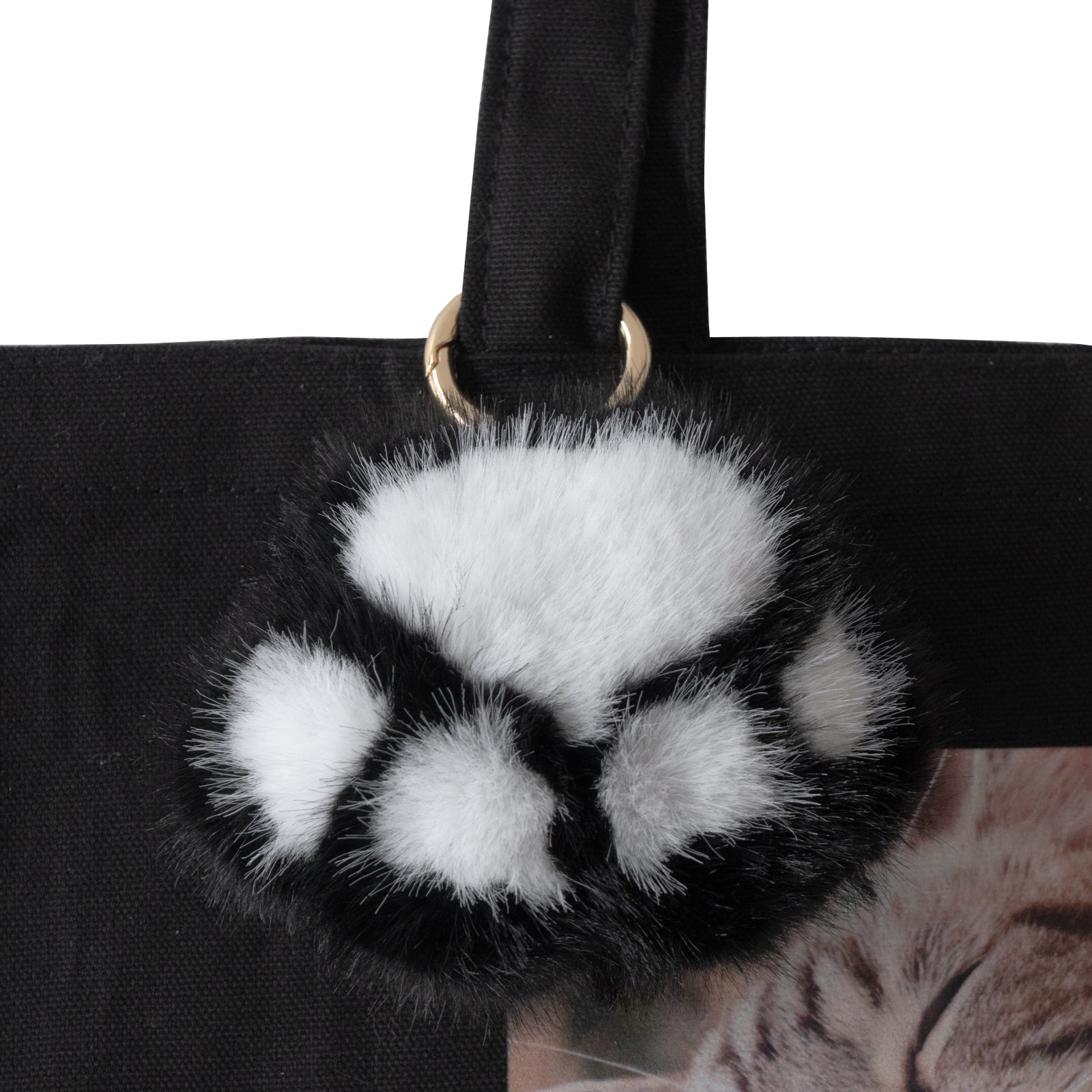 うちのこPHOTOトートバッグ・M /ブラック