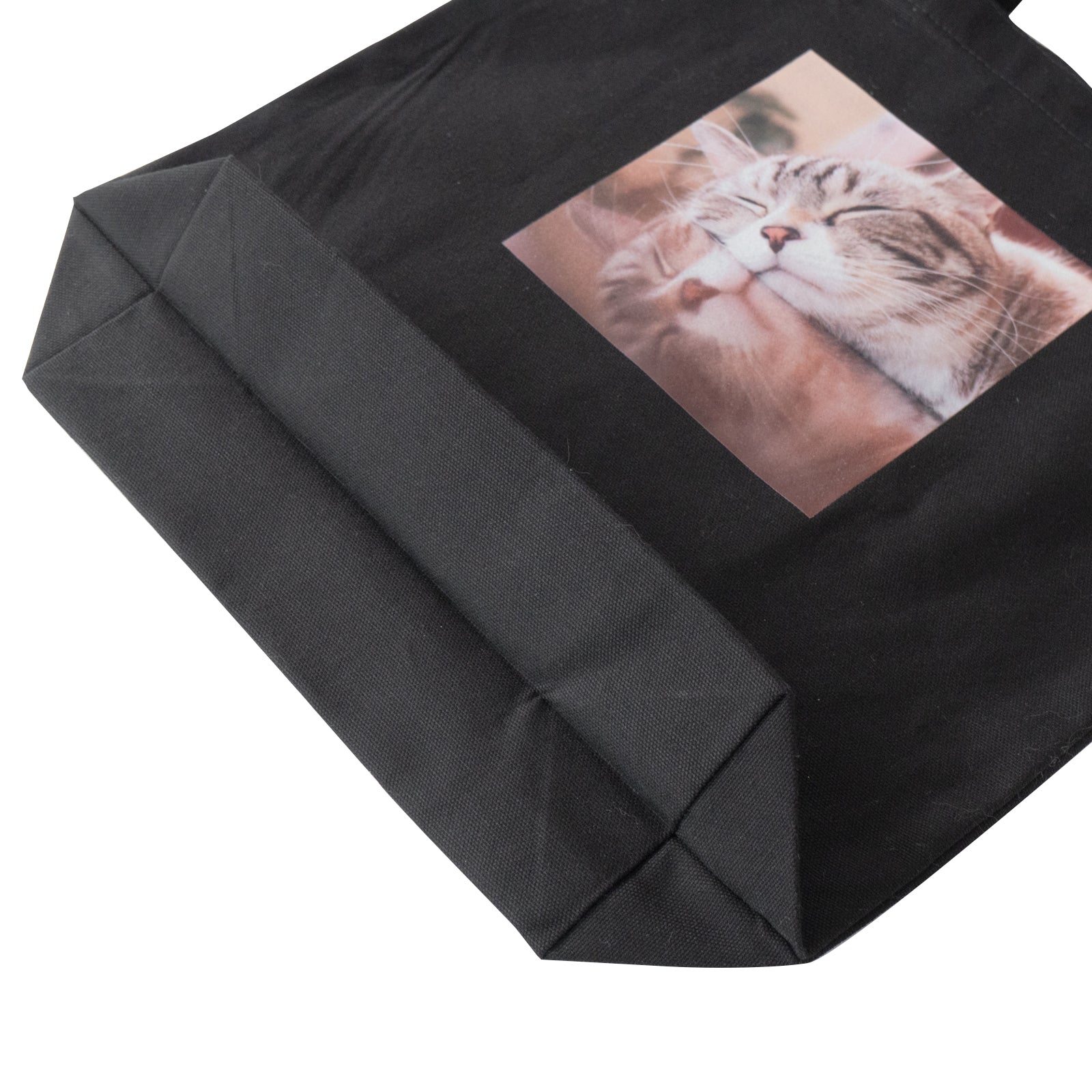 うちのこPHOTOトートバッグ・M /ブラック